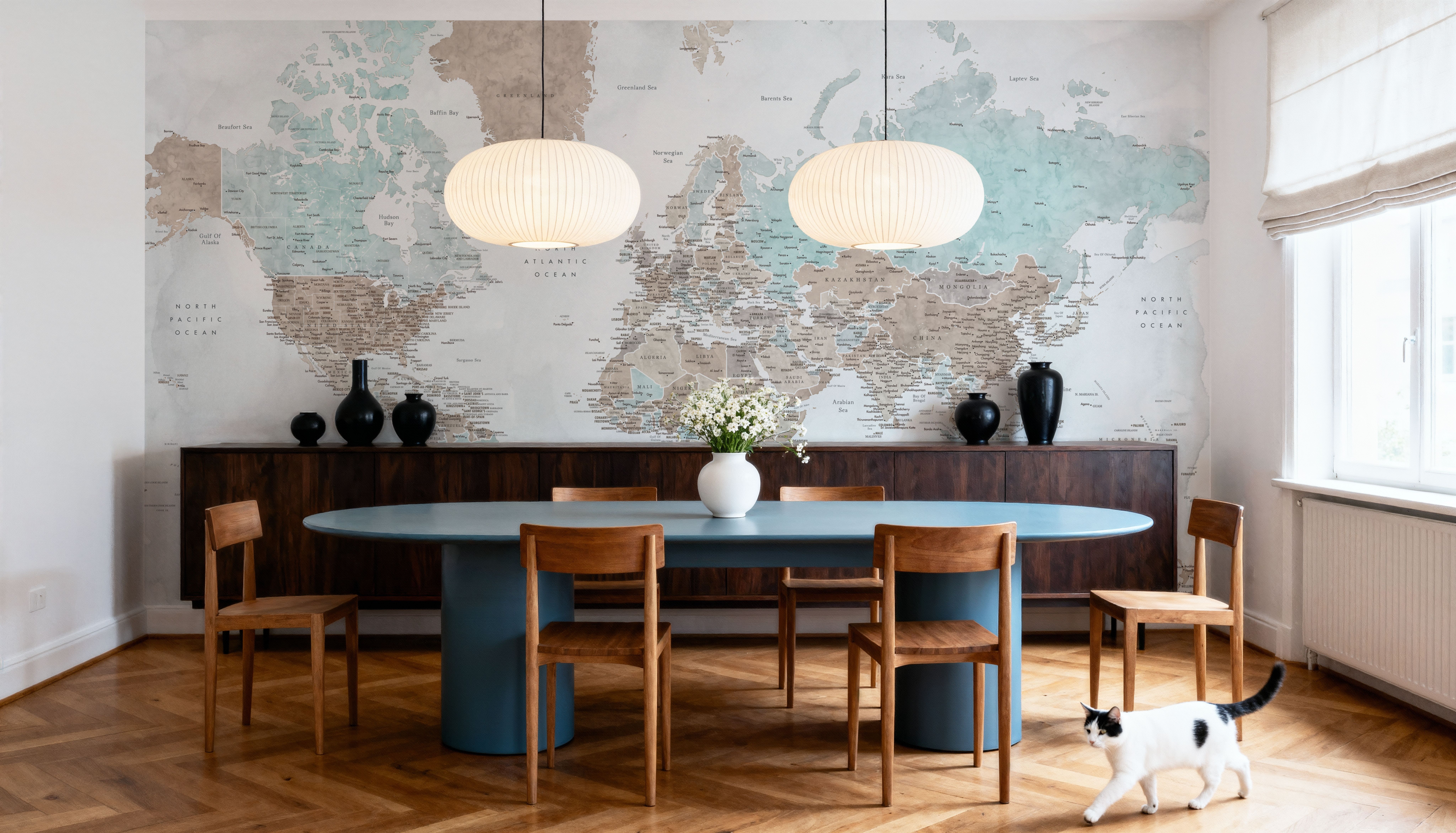 World Map Cities - Colleteh, Wallpaper