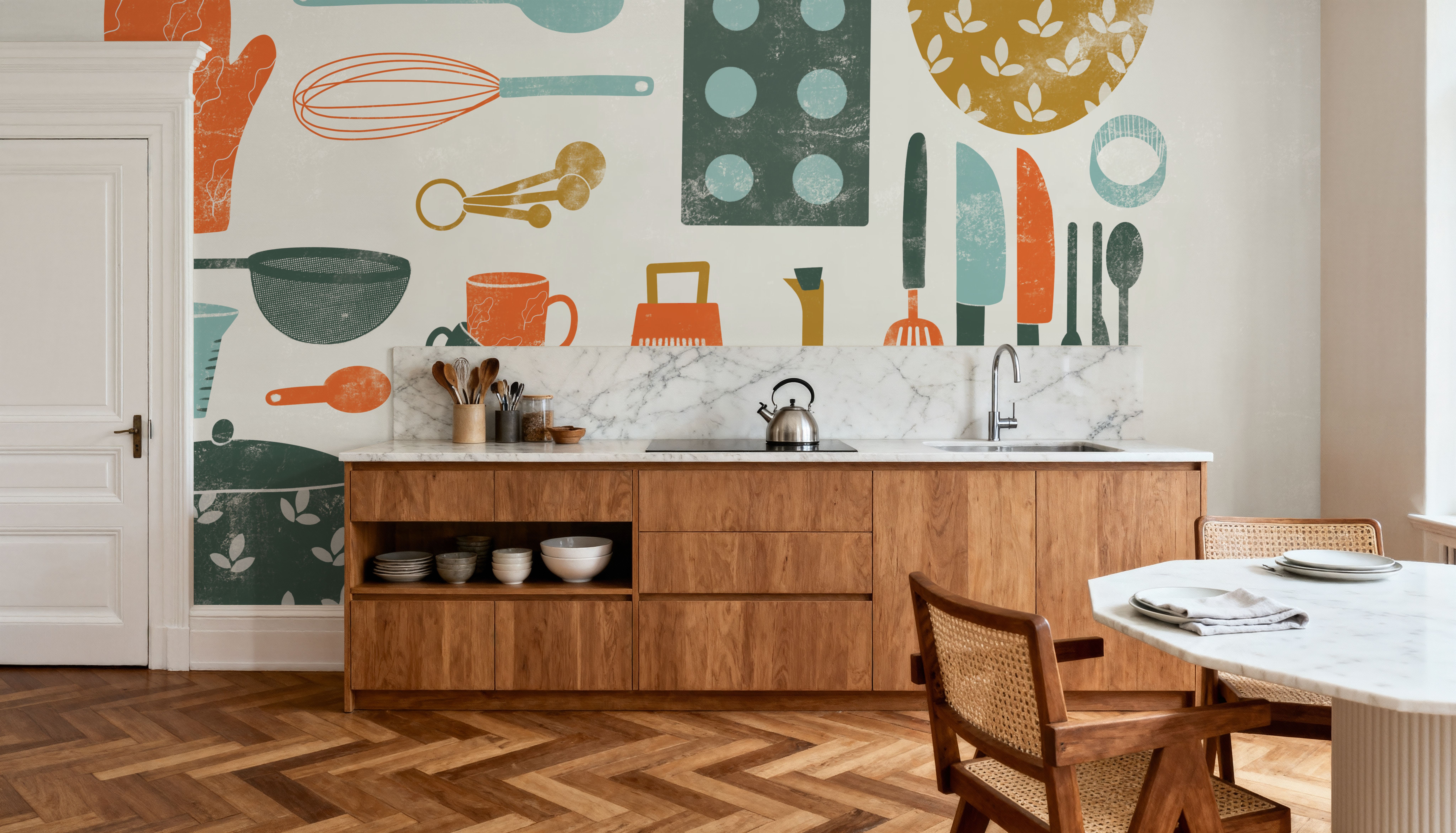 Retro Kitchen Map
