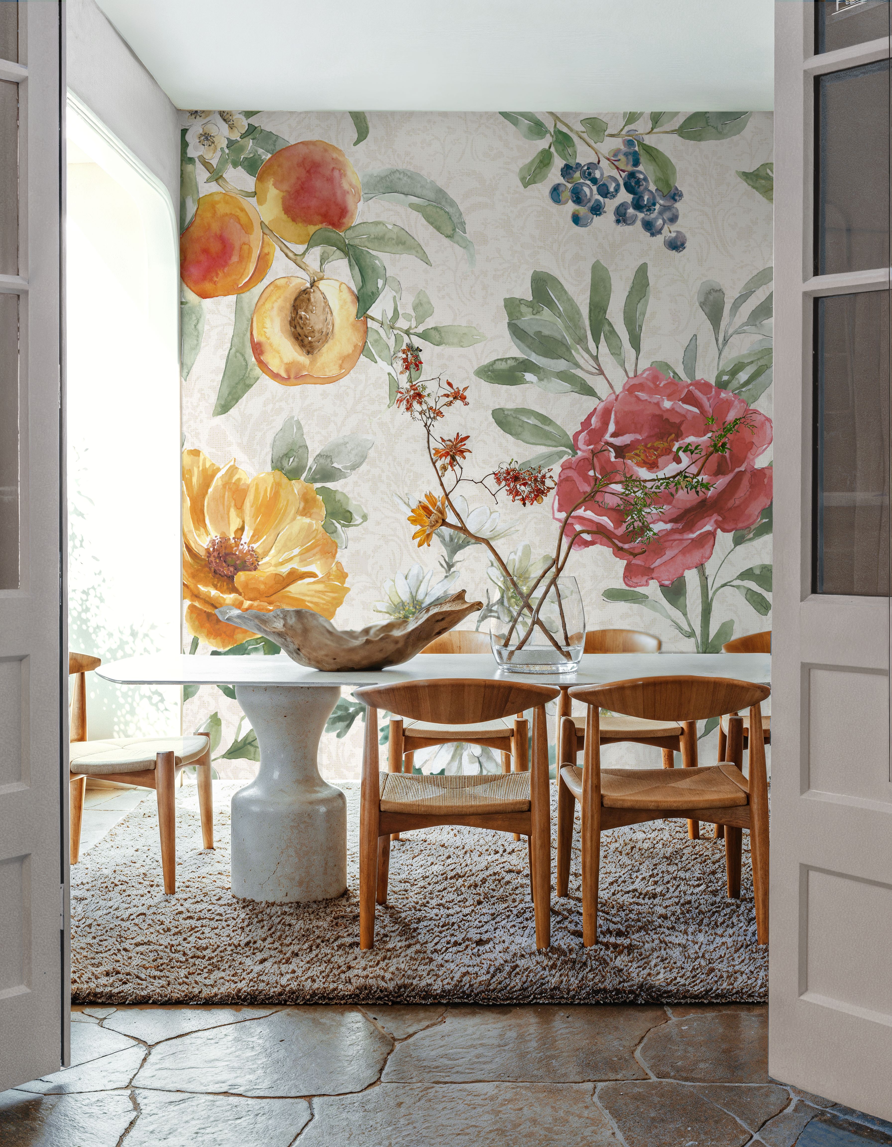 Floral Solitude White