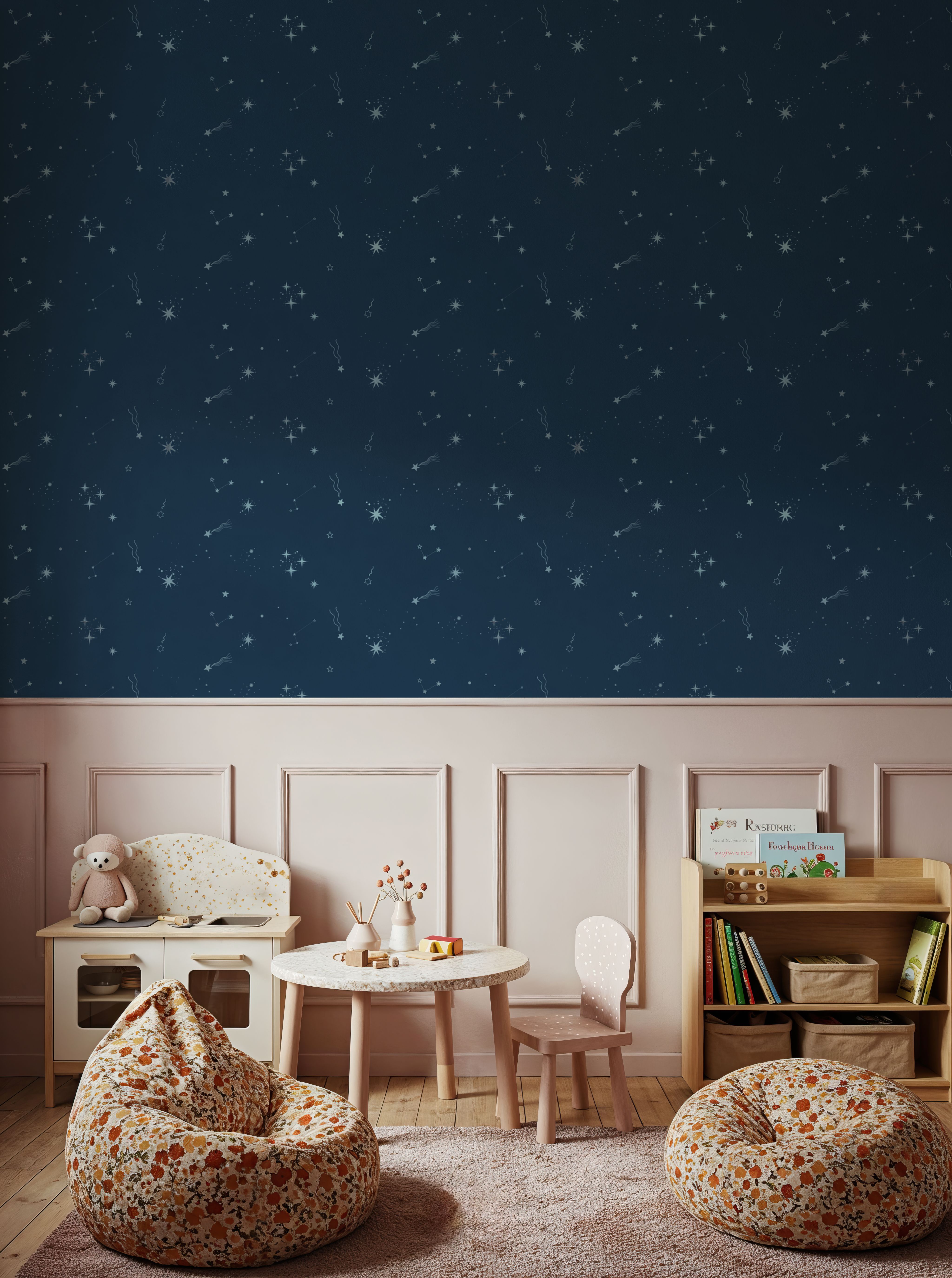 Stardust, Sky Blue on Space