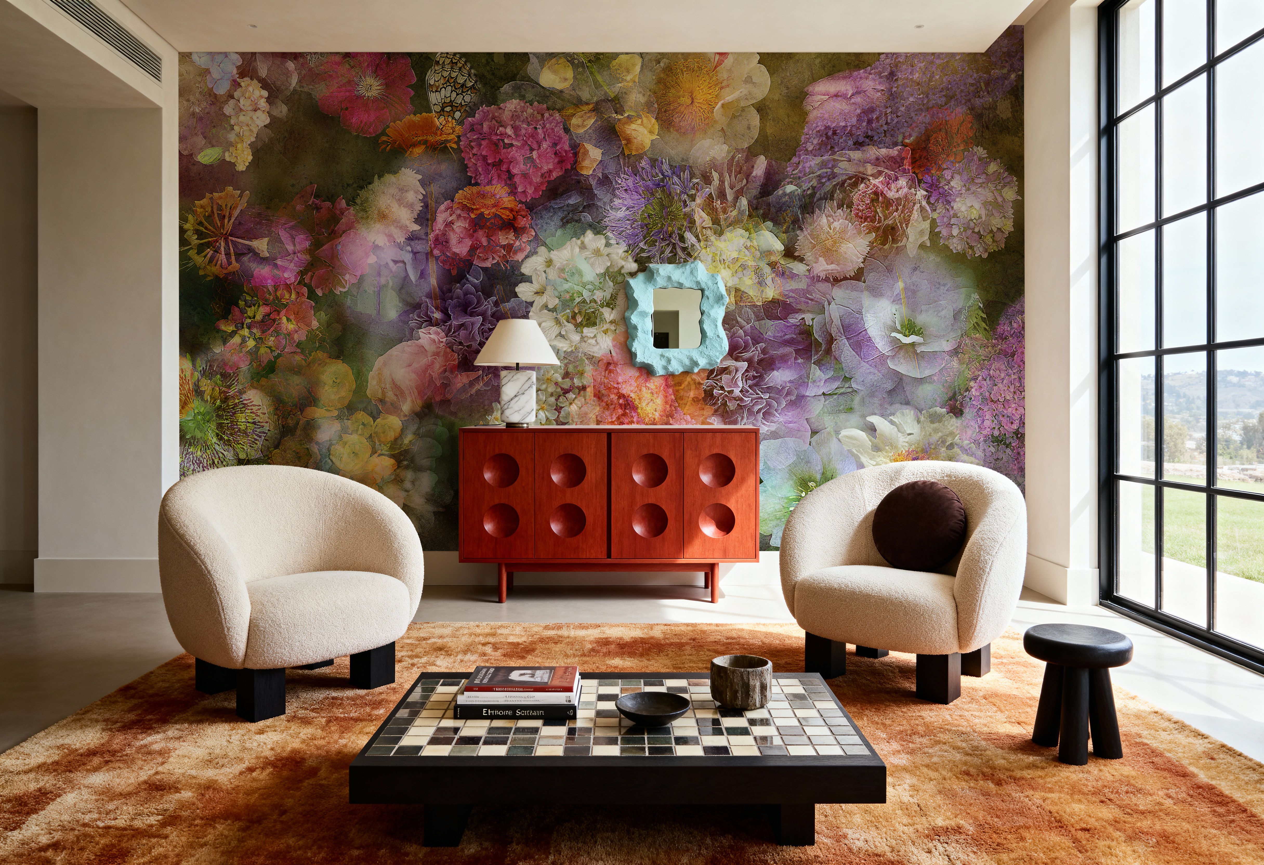 Floral Tapestry, Papier peint