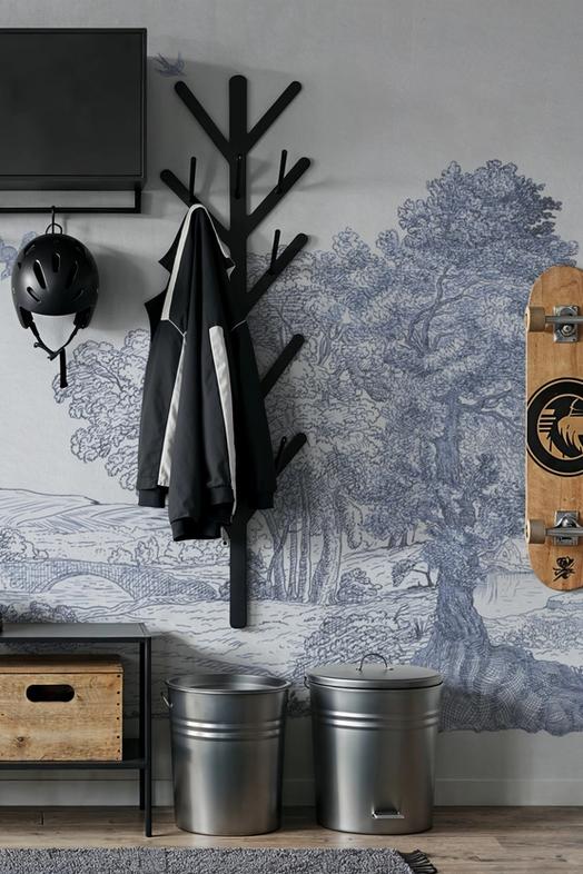 French Landscape, Dusty Blue