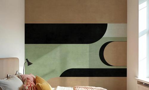 Modern Elements, Beige & Green