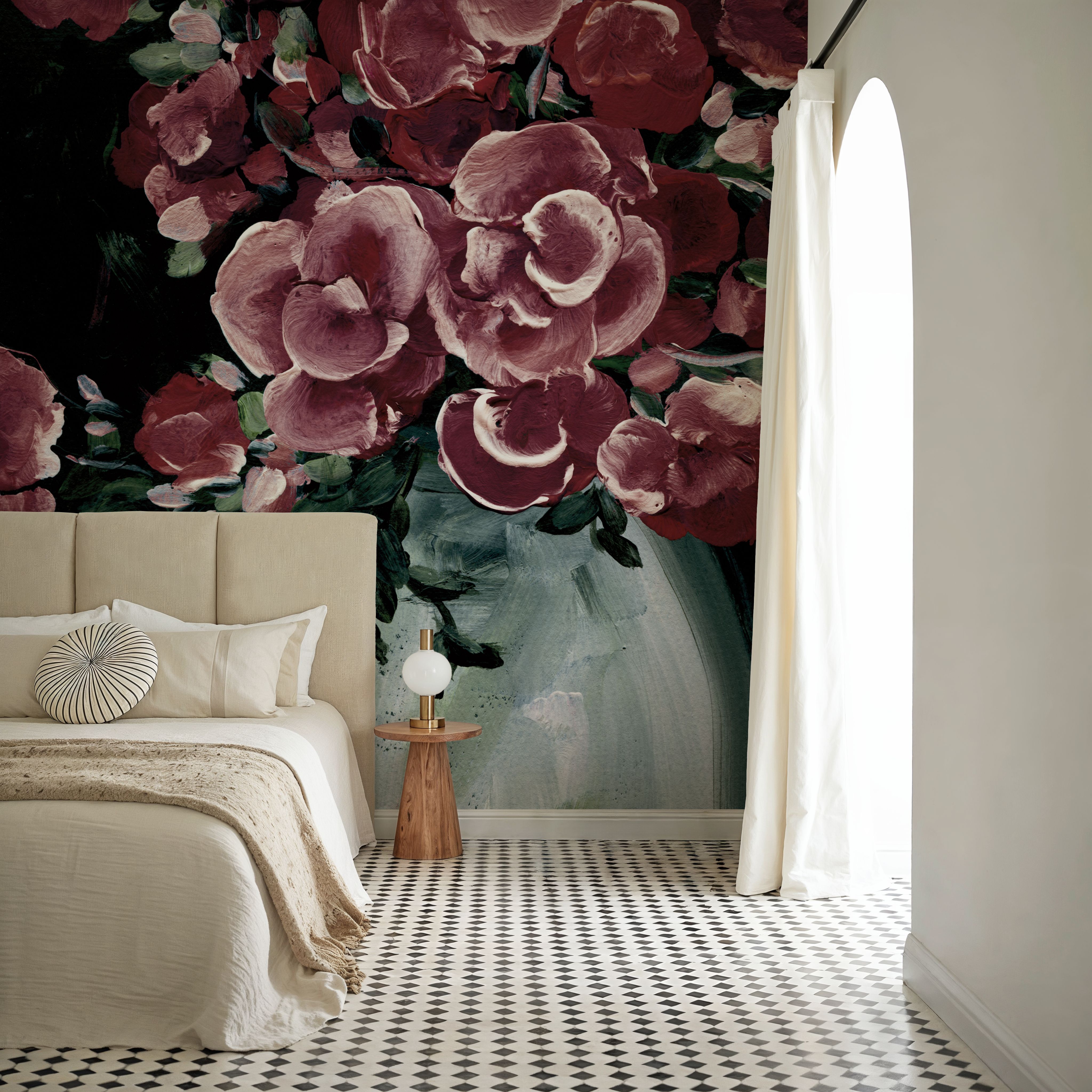 Botanical Elegance Burgundy II