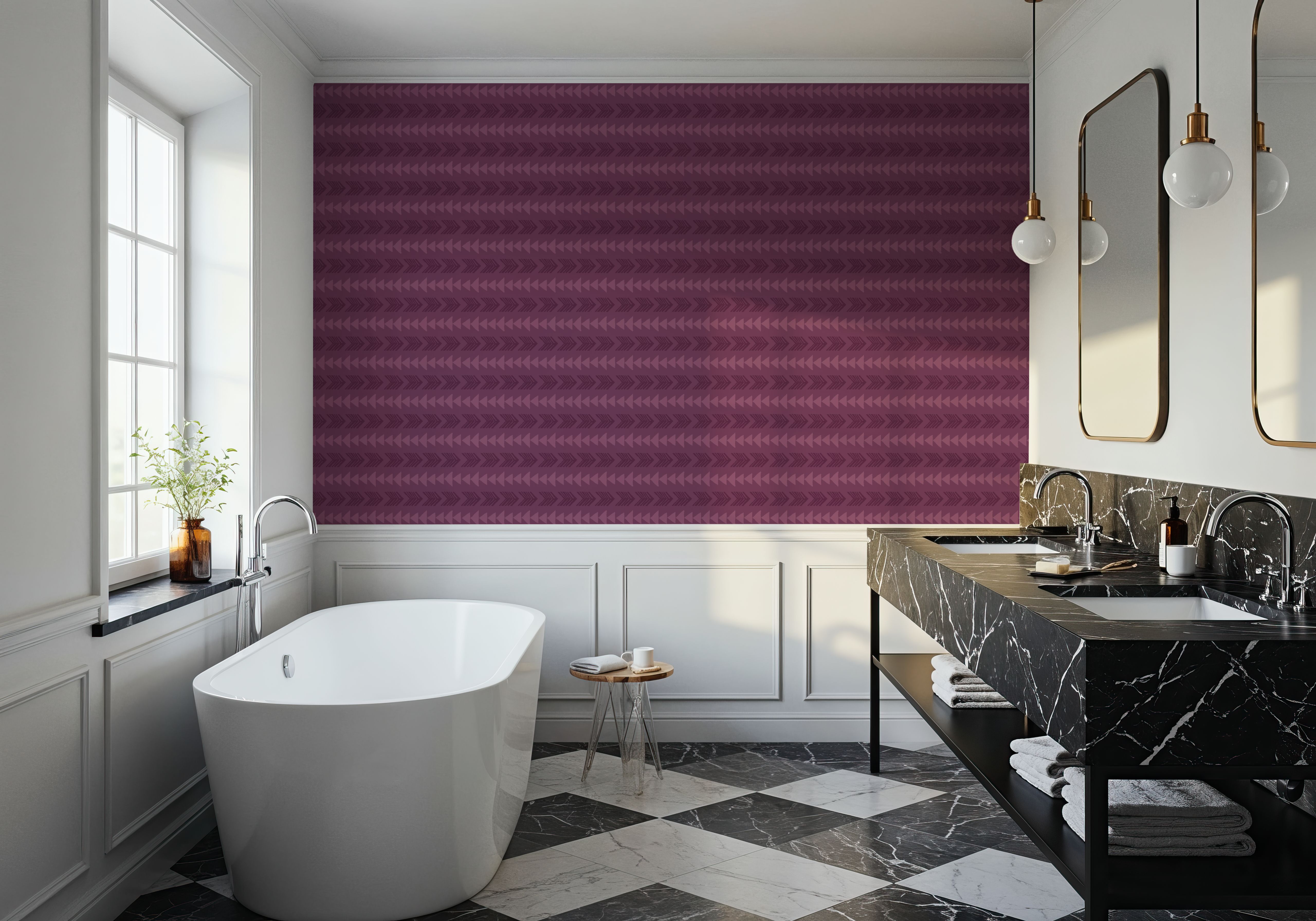 Boho Arrows Purple