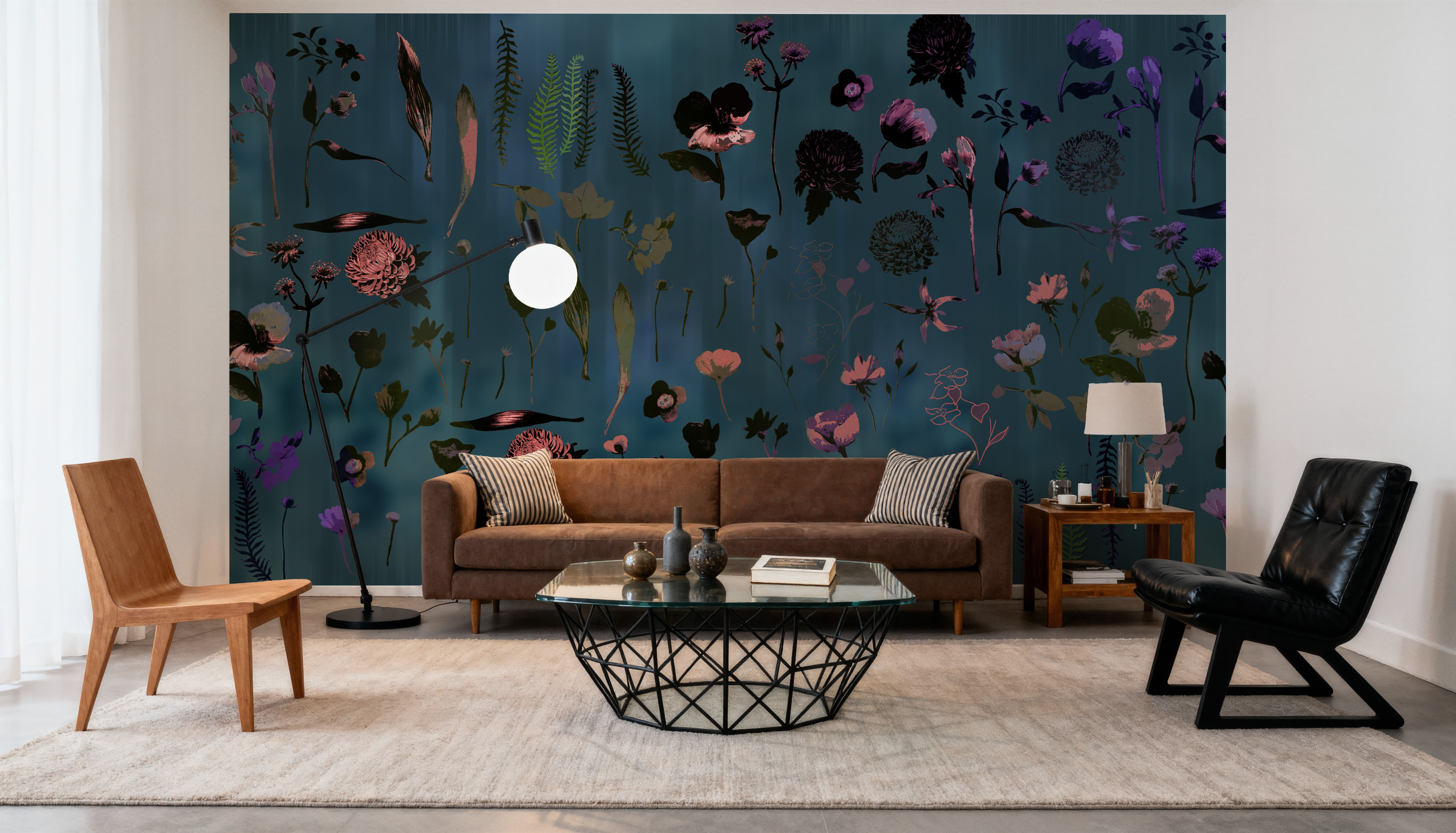 Floral Dream, Teal