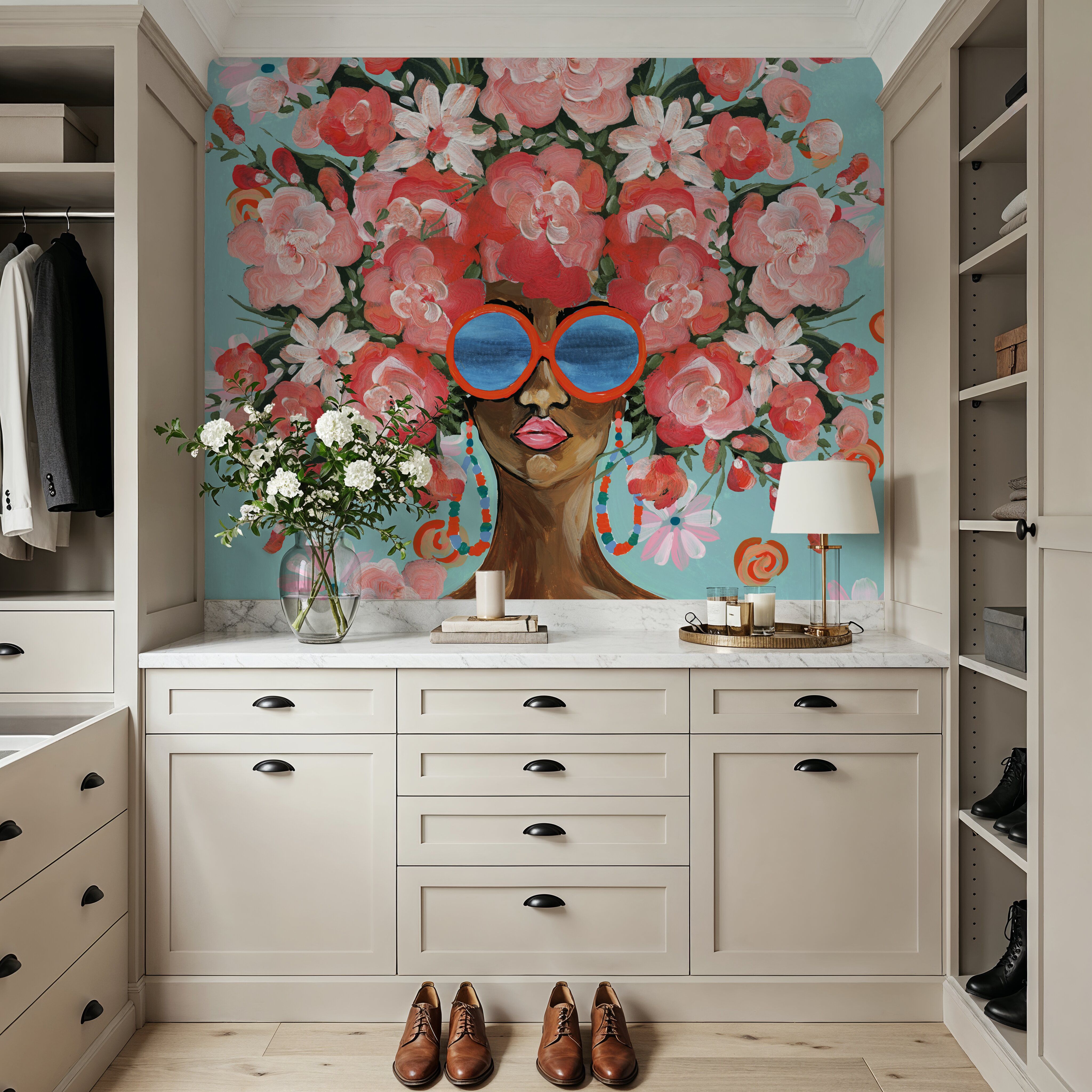 Sunning in Florals I