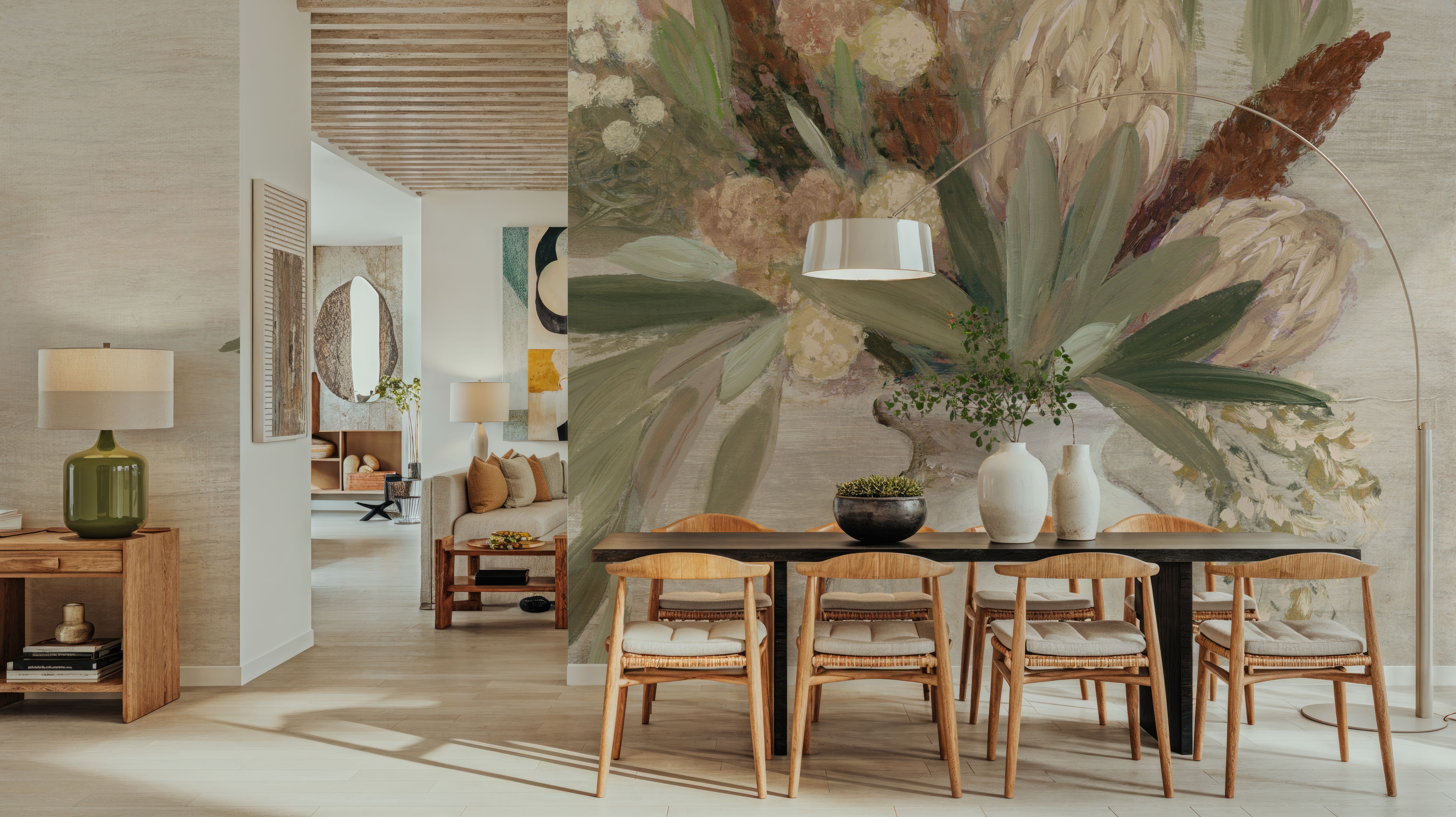 Protea Still Life I Neutral