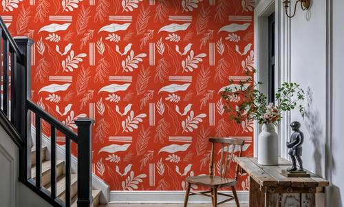 Autumn Leaves Red