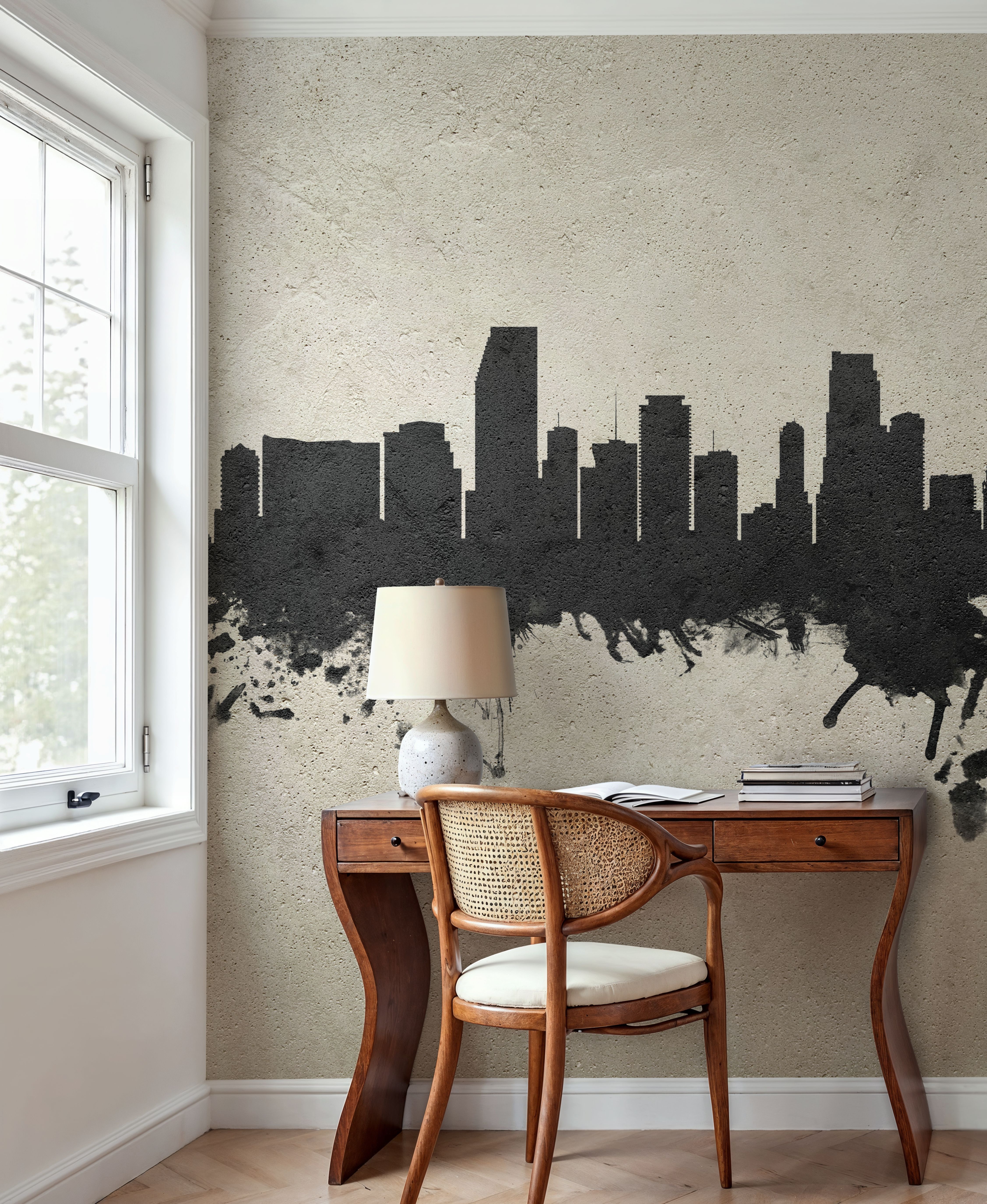 Miami Florida Skyline Concrete