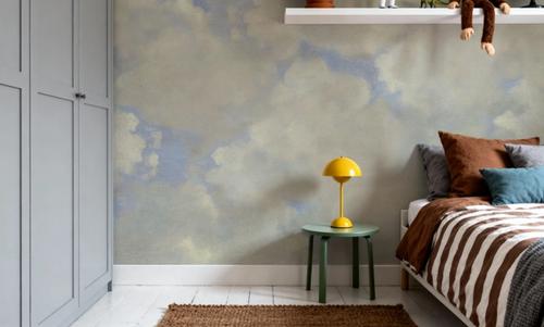 Painted Dreamy Clouds, Bright