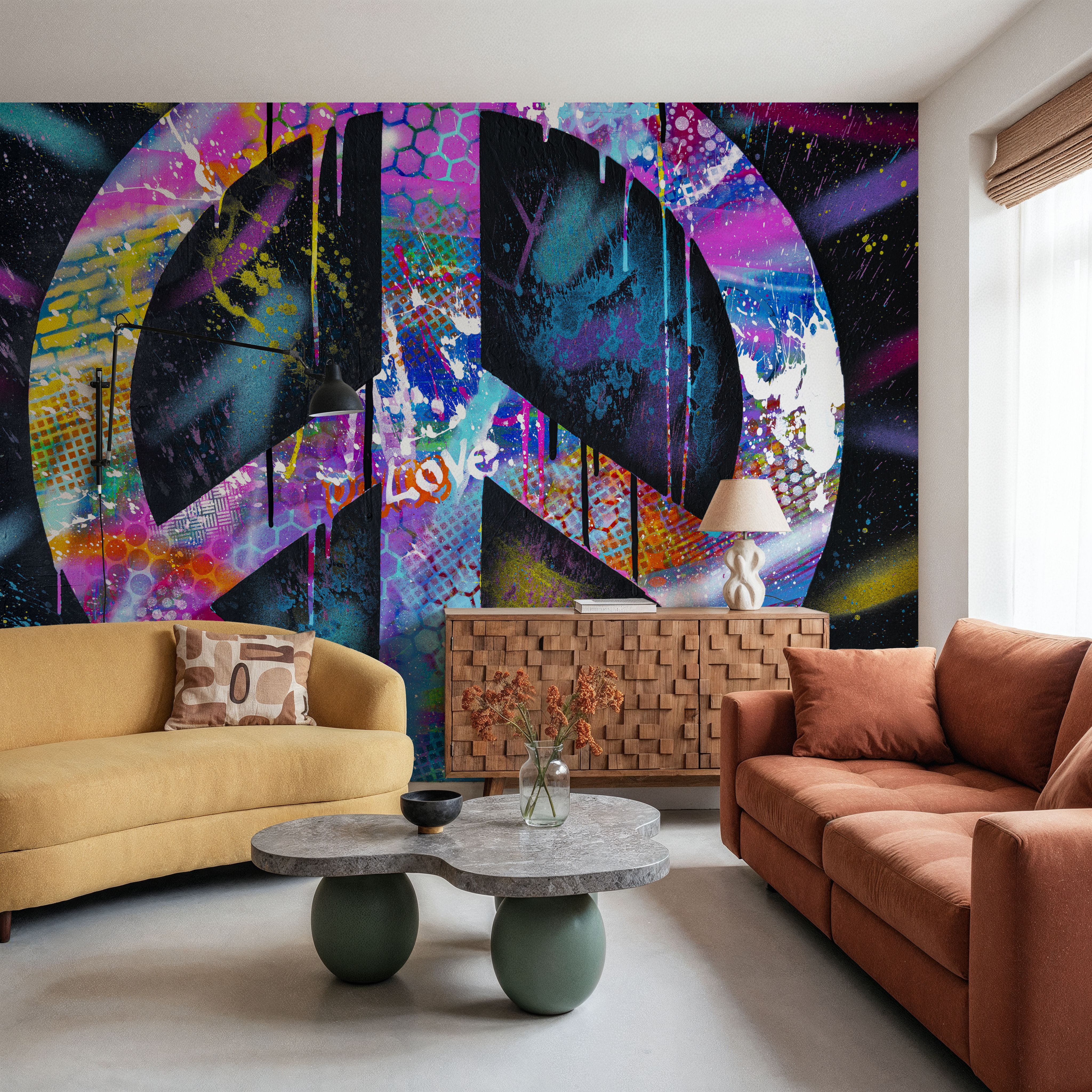 Graffiti Peace Sign