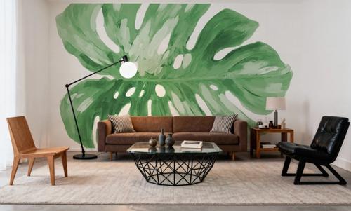 Colorful Tropical Leaf Green I