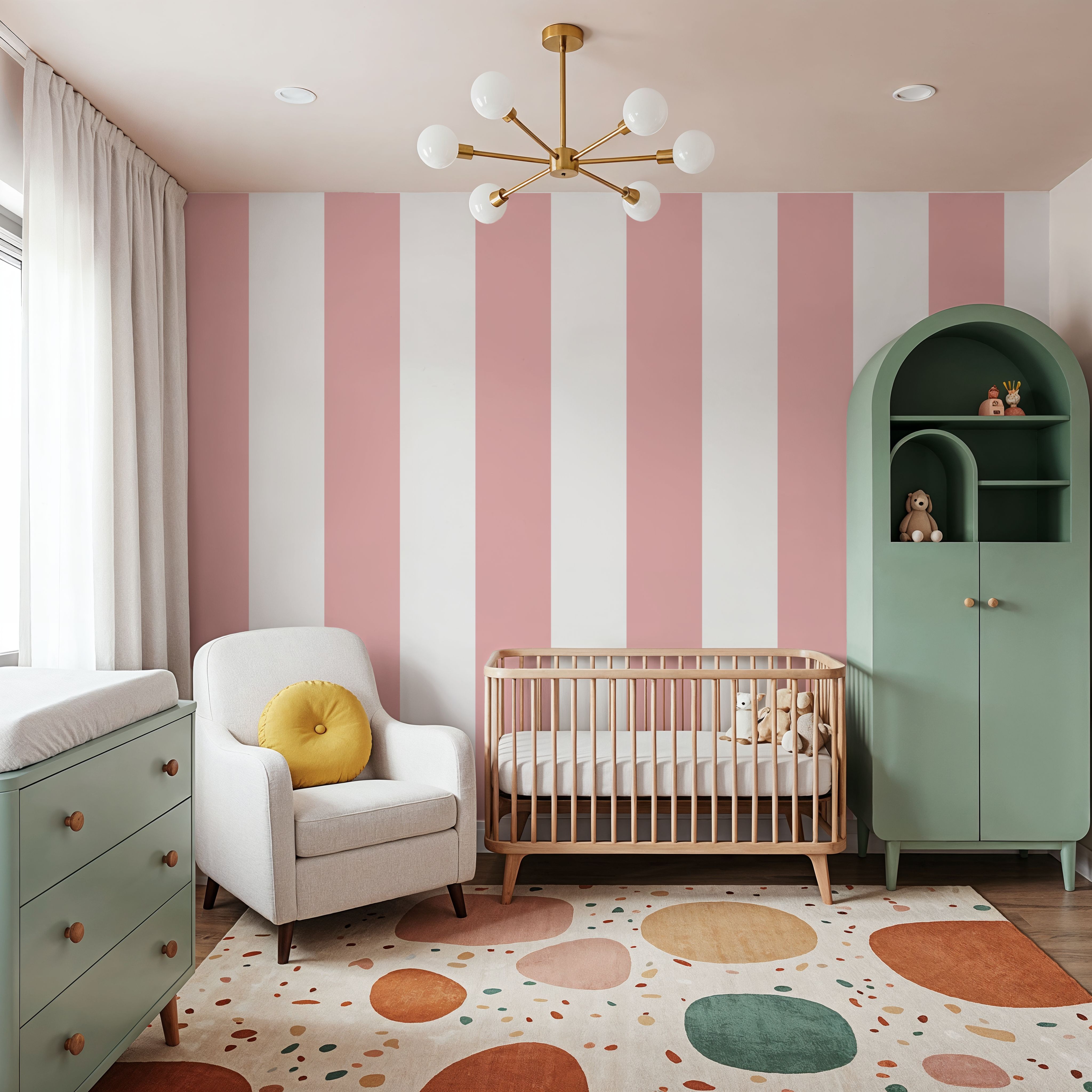Circus Stripes, Pink