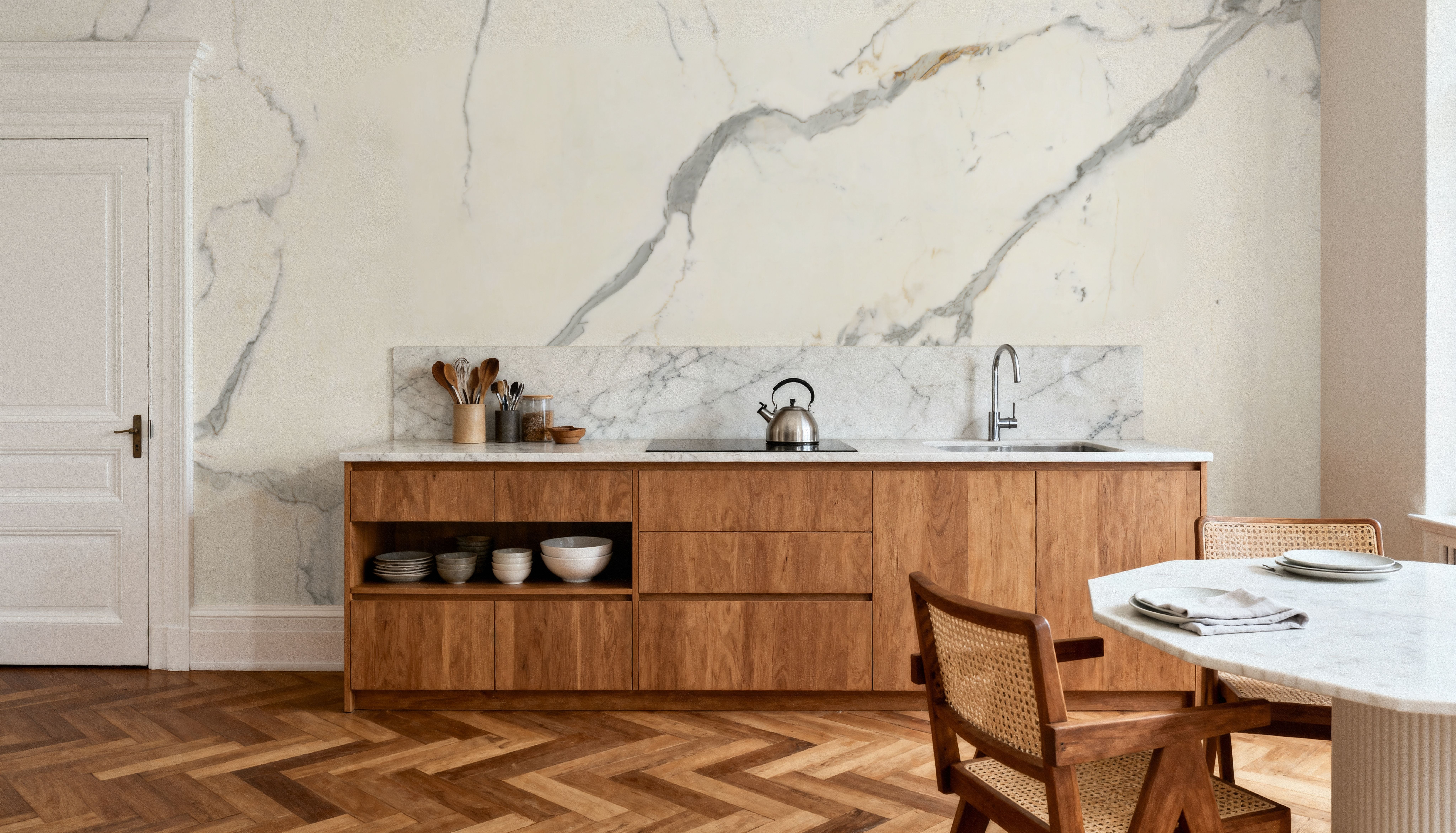 Statuario Marble, Wallpaper