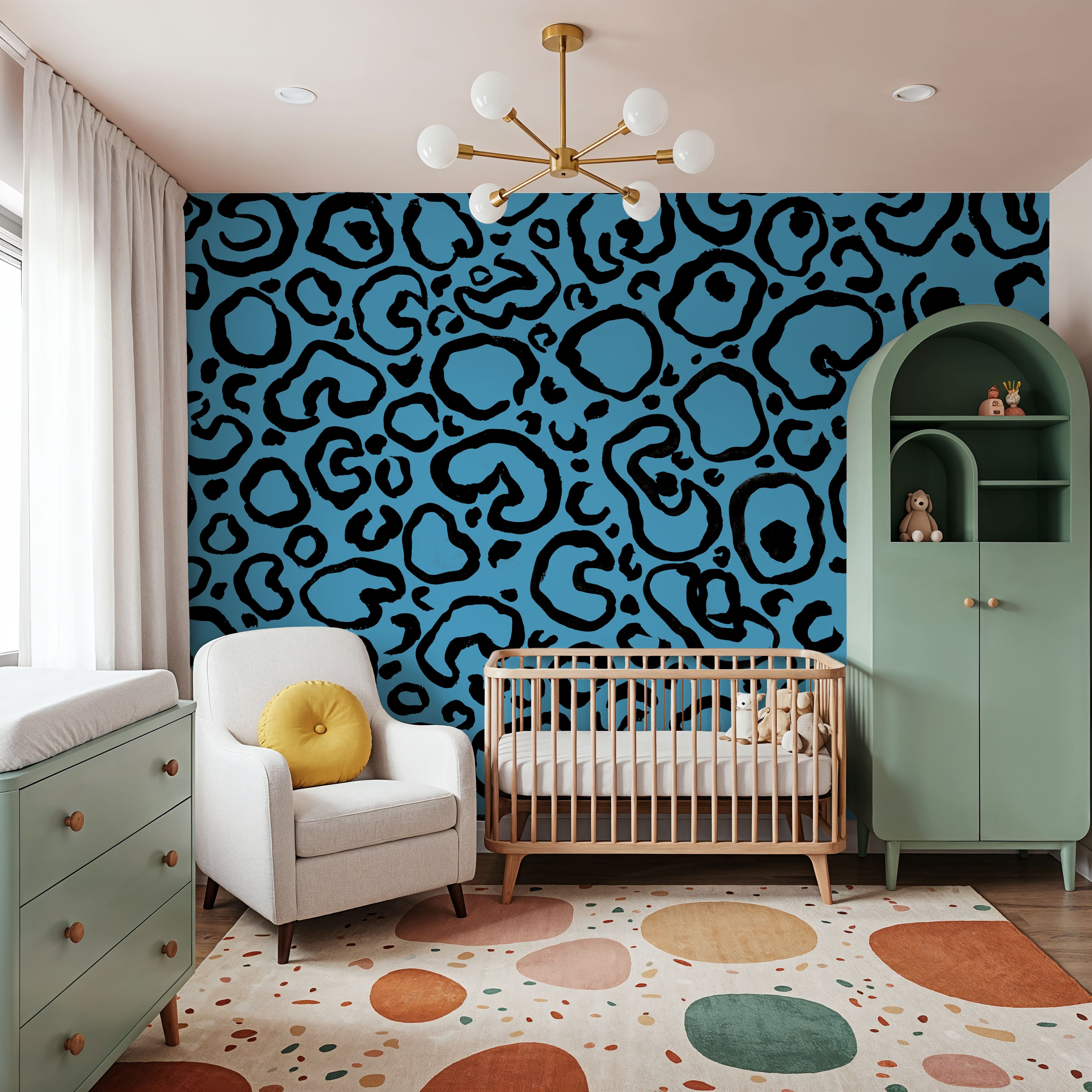 Animal Print IV Blue