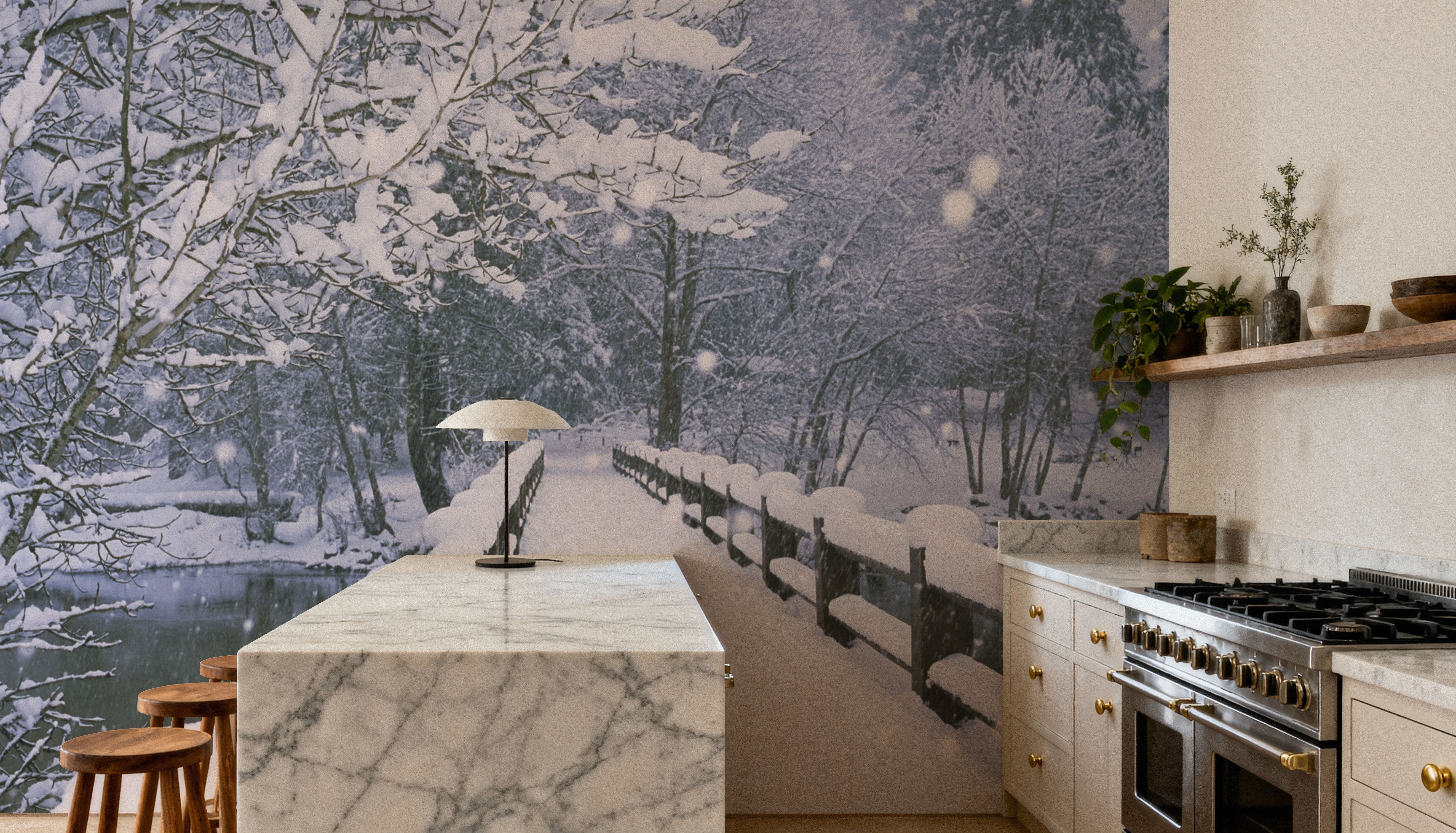 Winter Bridge Serenity