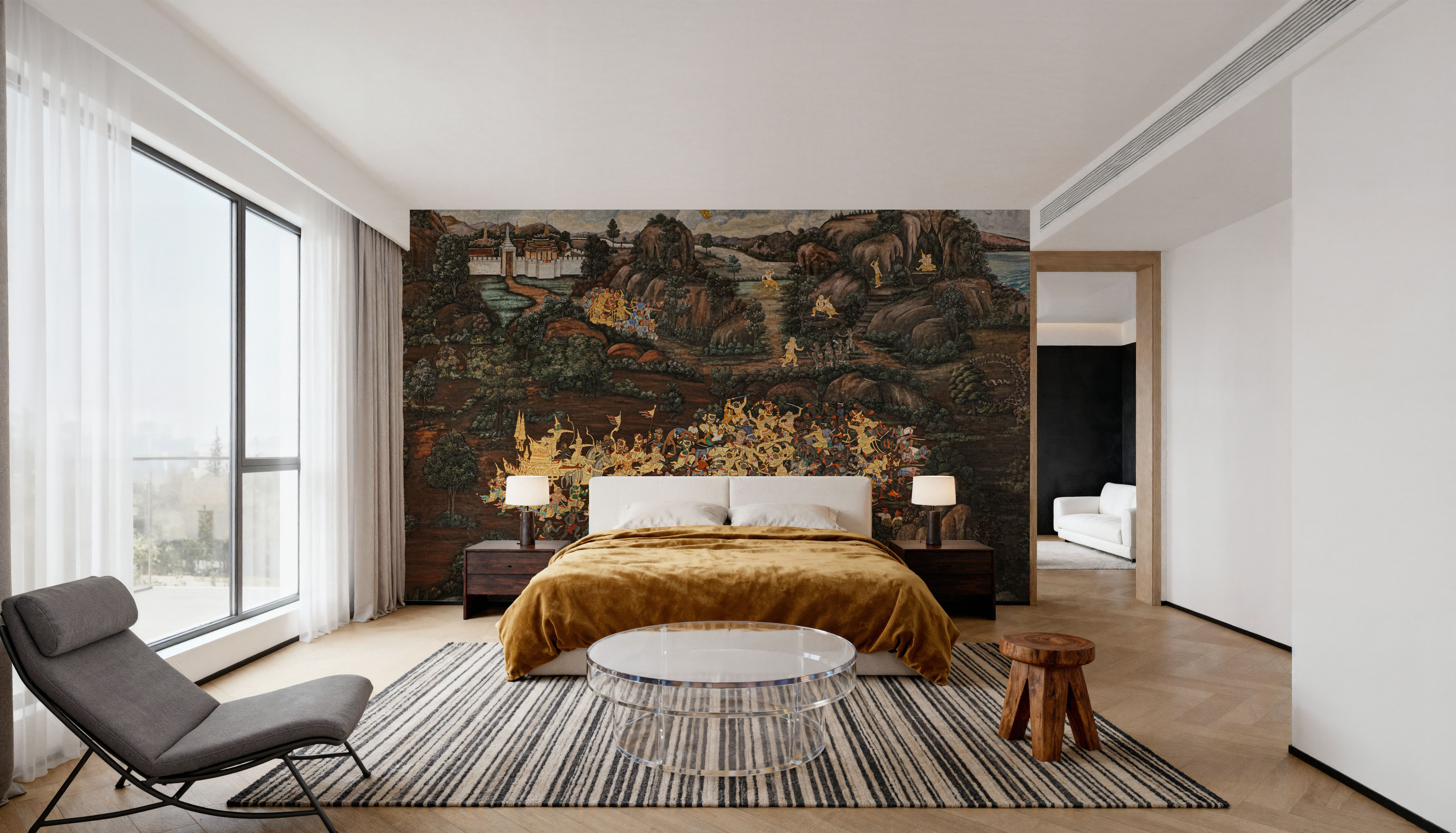 Ramakien, Thai Painting, Wallpaper