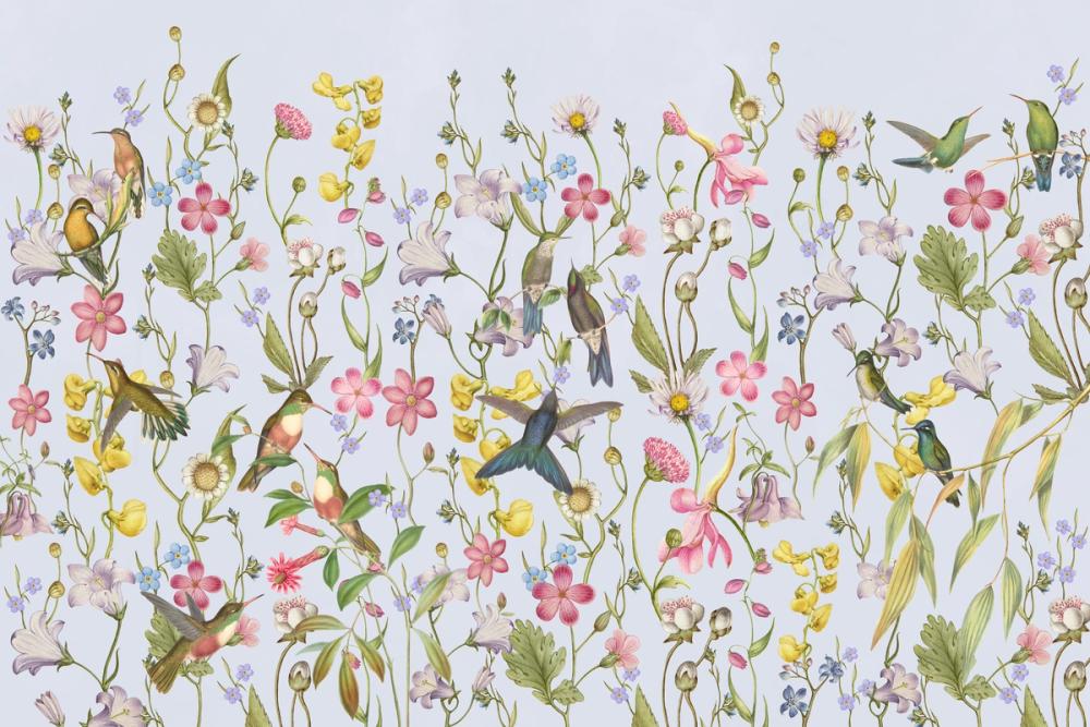 Bird Garden Light Blue