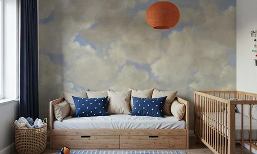 Painted Dreamy Clouds, Bright