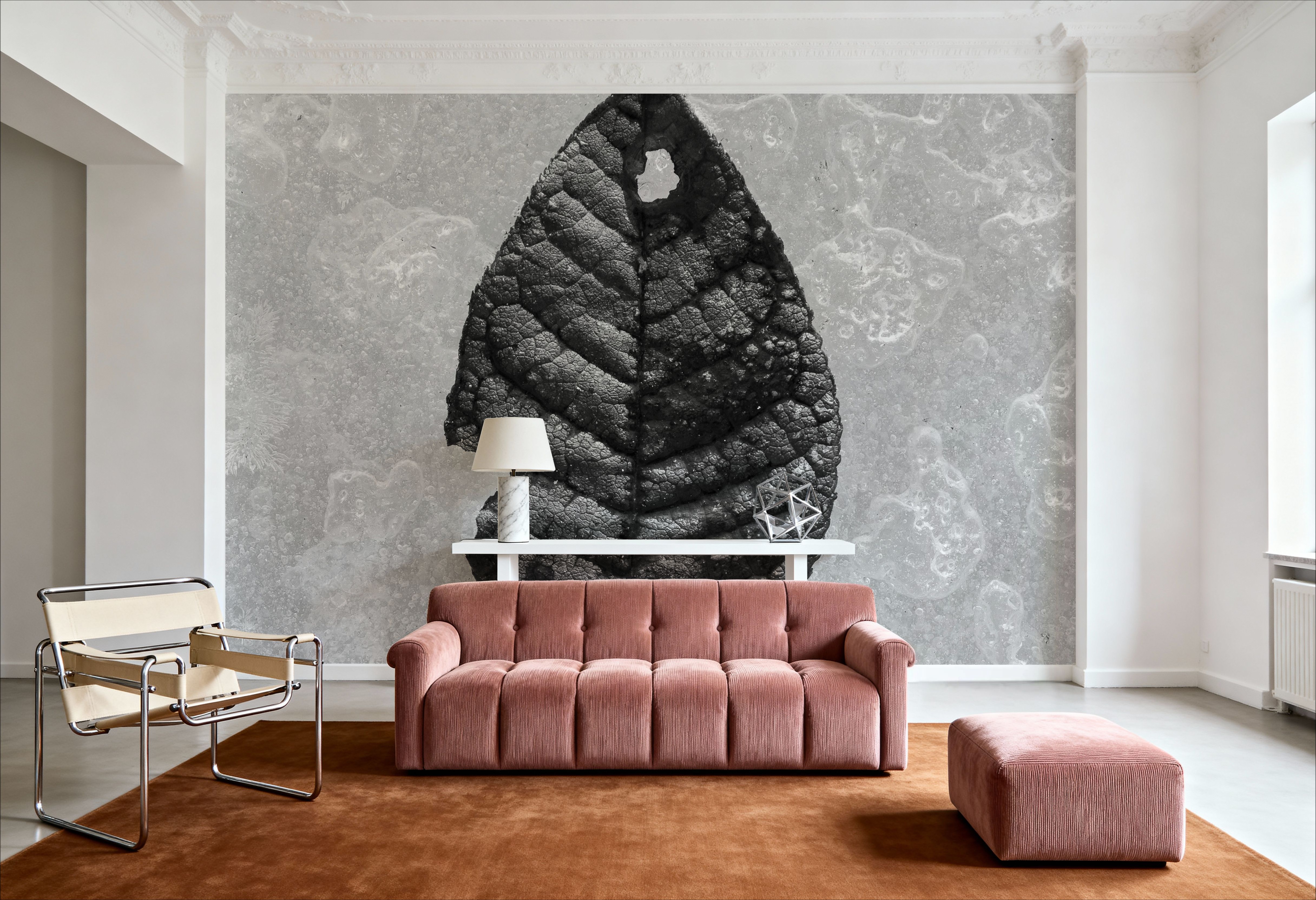 Frozen Leaf, Wallpaper