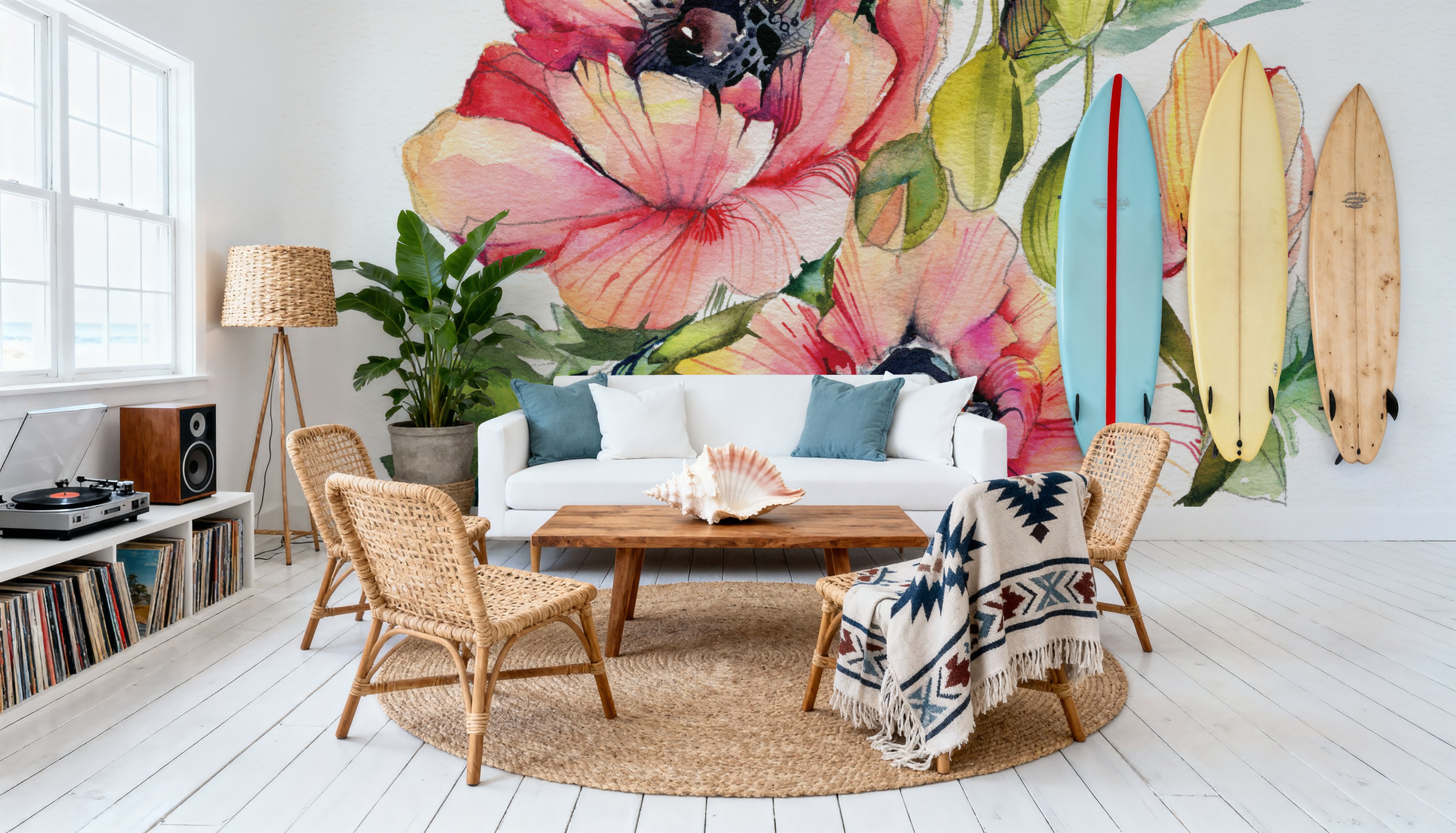 Floral Fantasy, Wallpaper