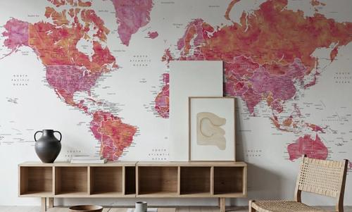 World Map Cities - Tatiana