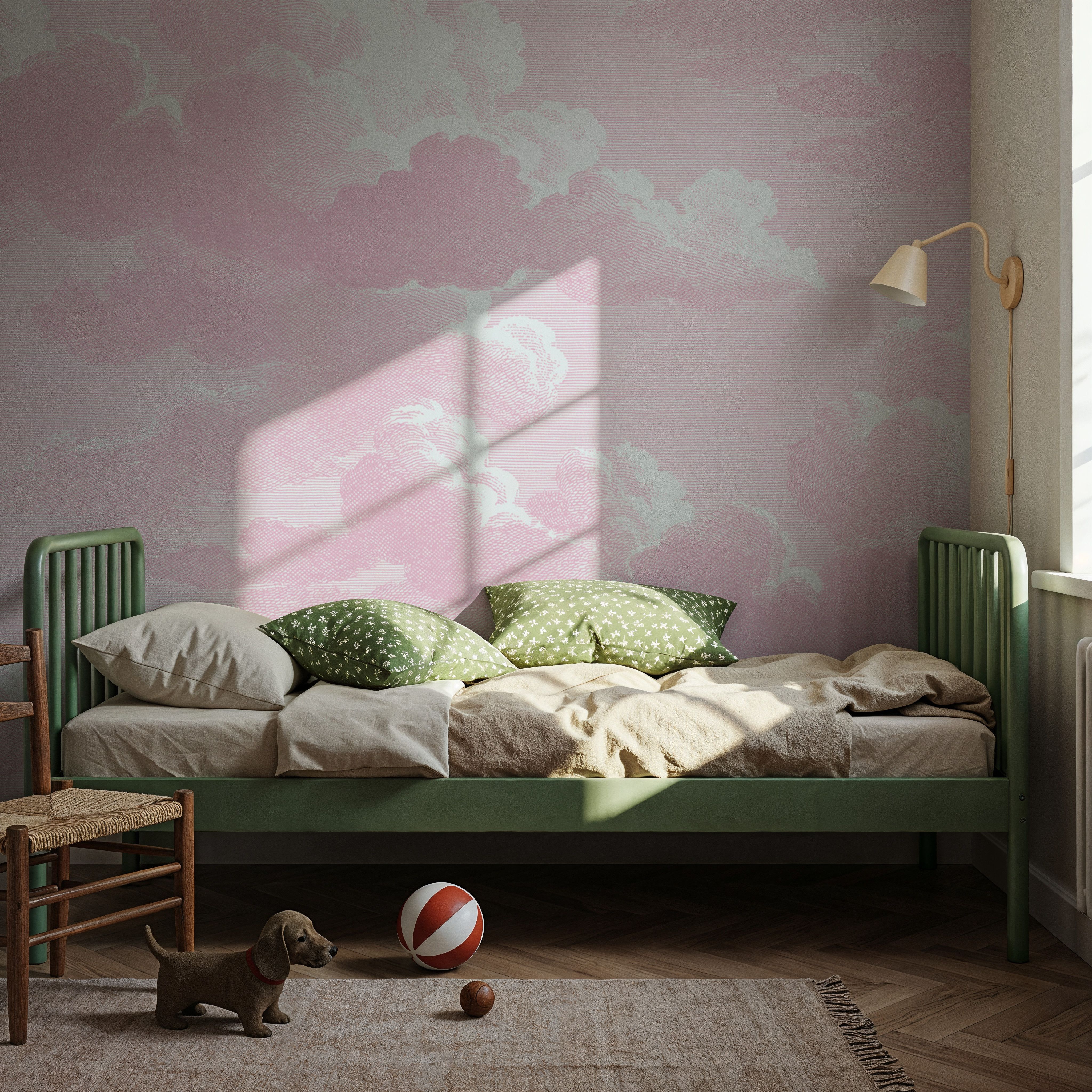 Intaglio Clouds, Blush Pink