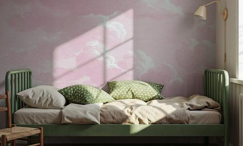 Intaglio Clouds, Blush Pink