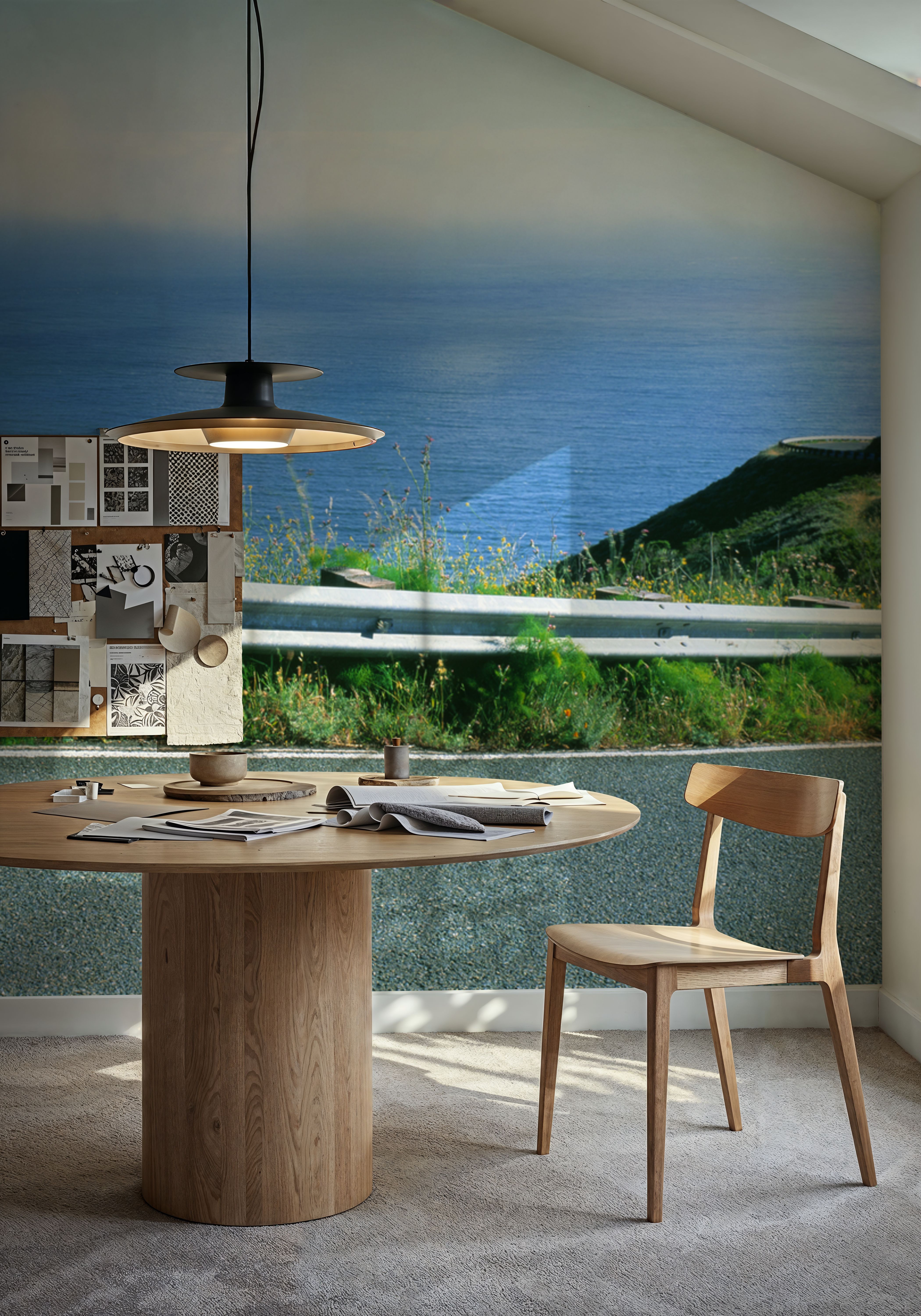 Coastal Highway Journey Blue