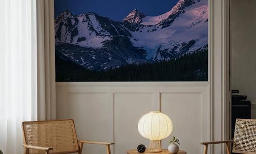 Mount Athabasca Moon