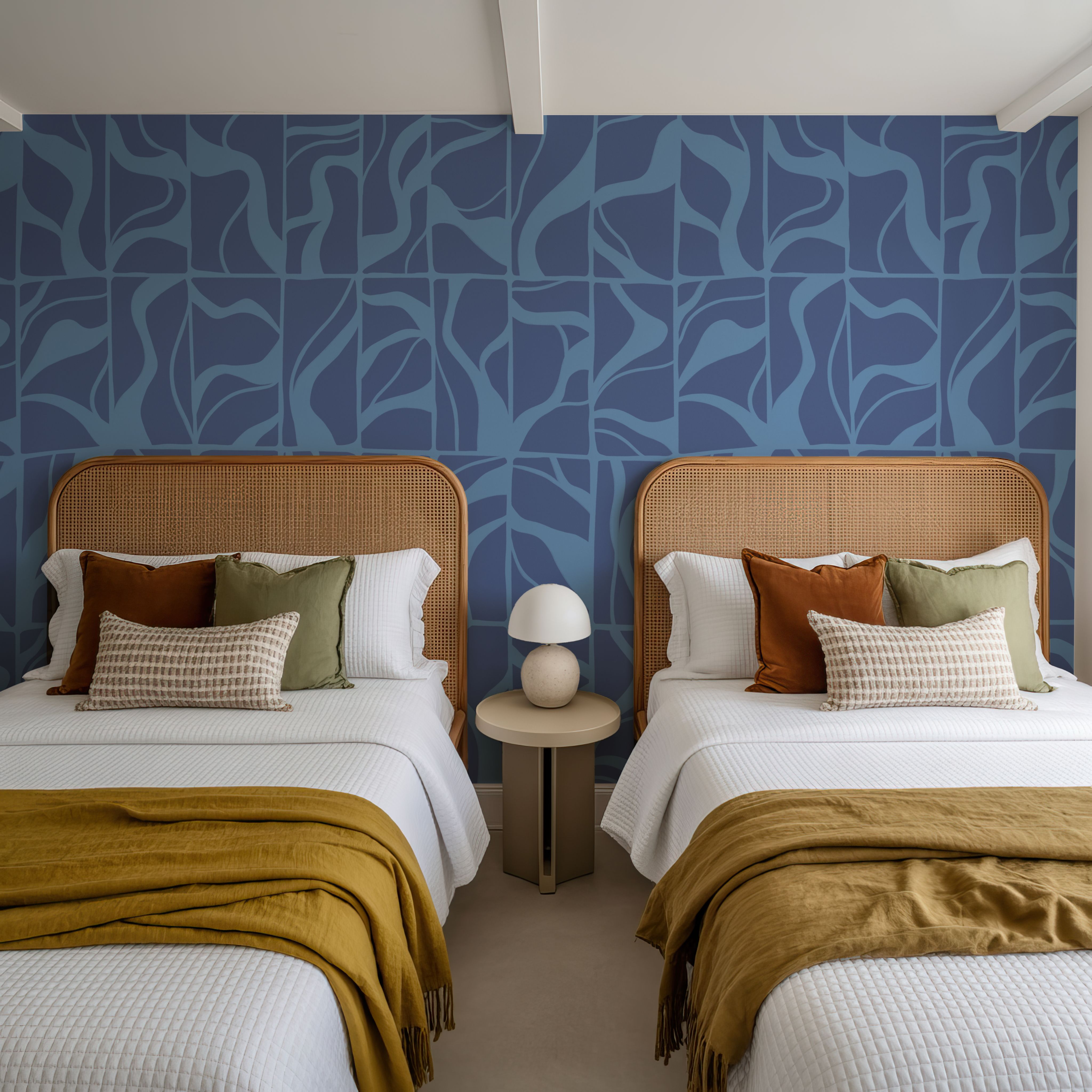 Linear Drift, Cornflower Blue