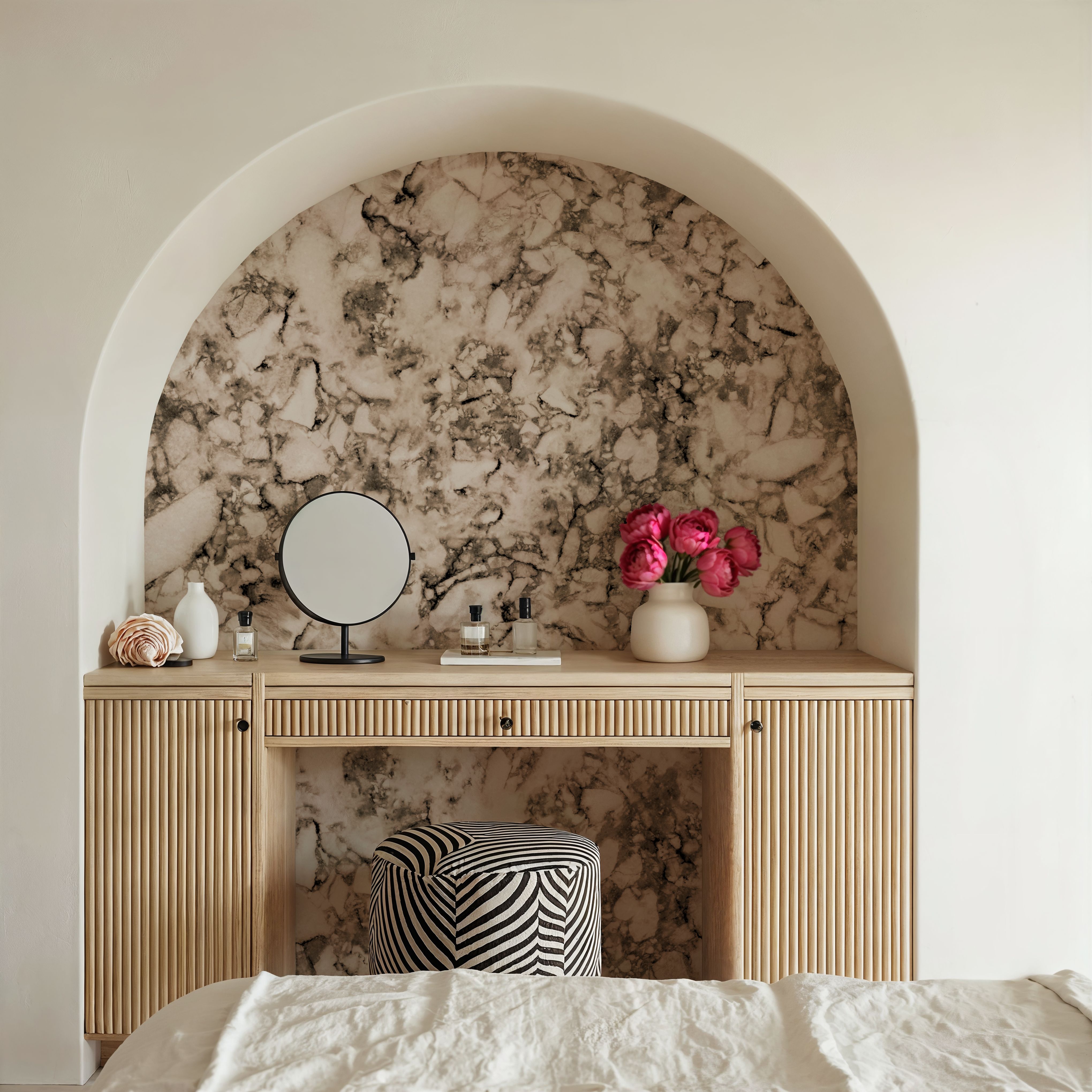 Statement Marble, Beige