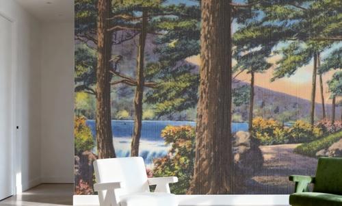 Pine Views - Screenprint Postcard