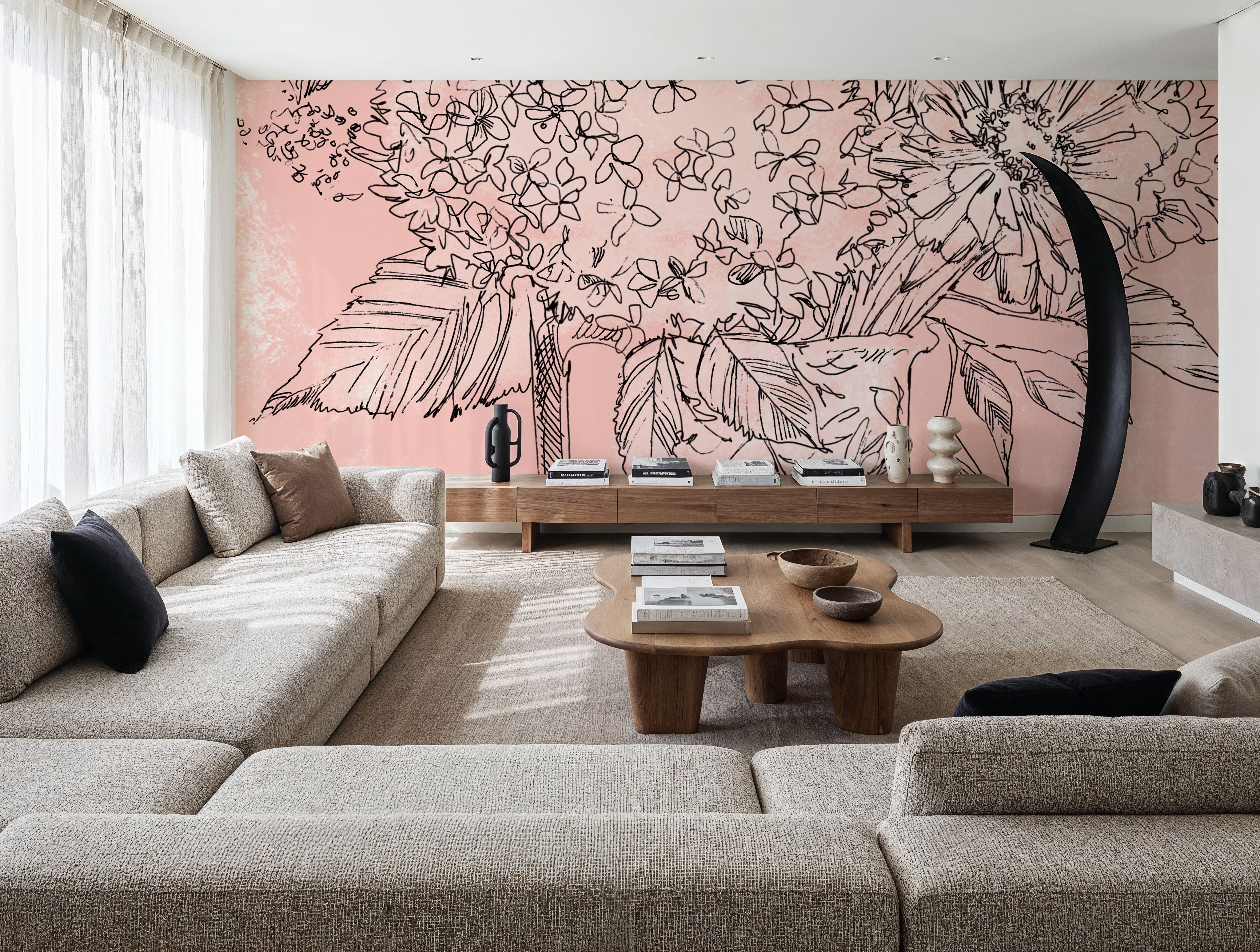 Hydrangea in Pitcher Sketch