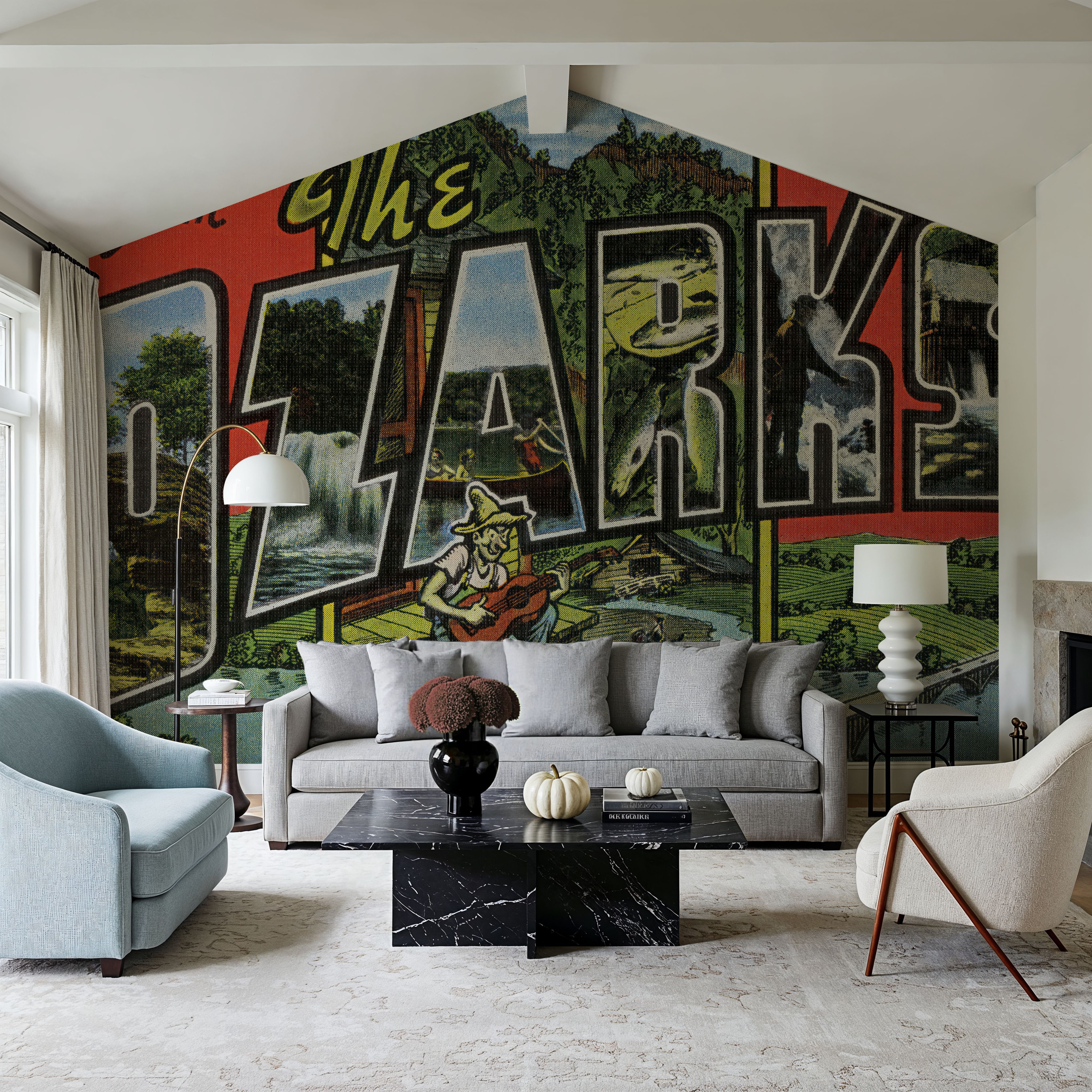 Greetings from The Ozarks - Screenprint Postcard