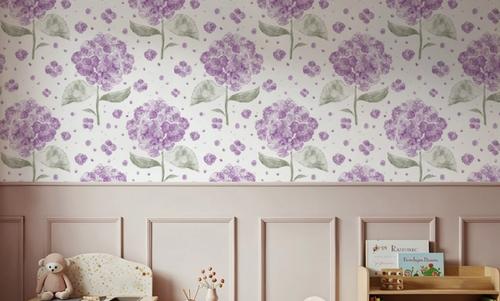 Hydrangea in The Air, Purple