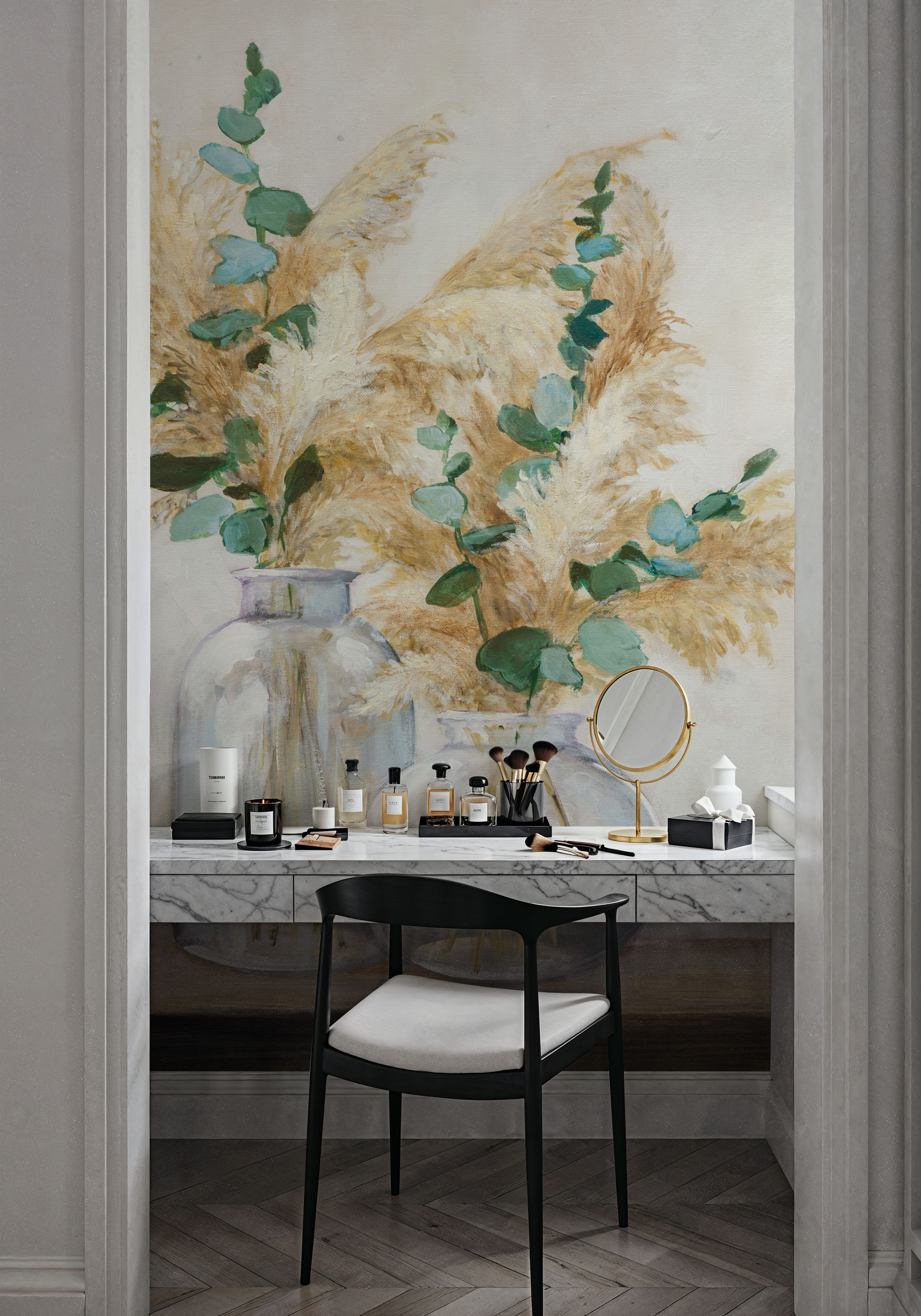 Pampas and Eucalyptus Bouquets