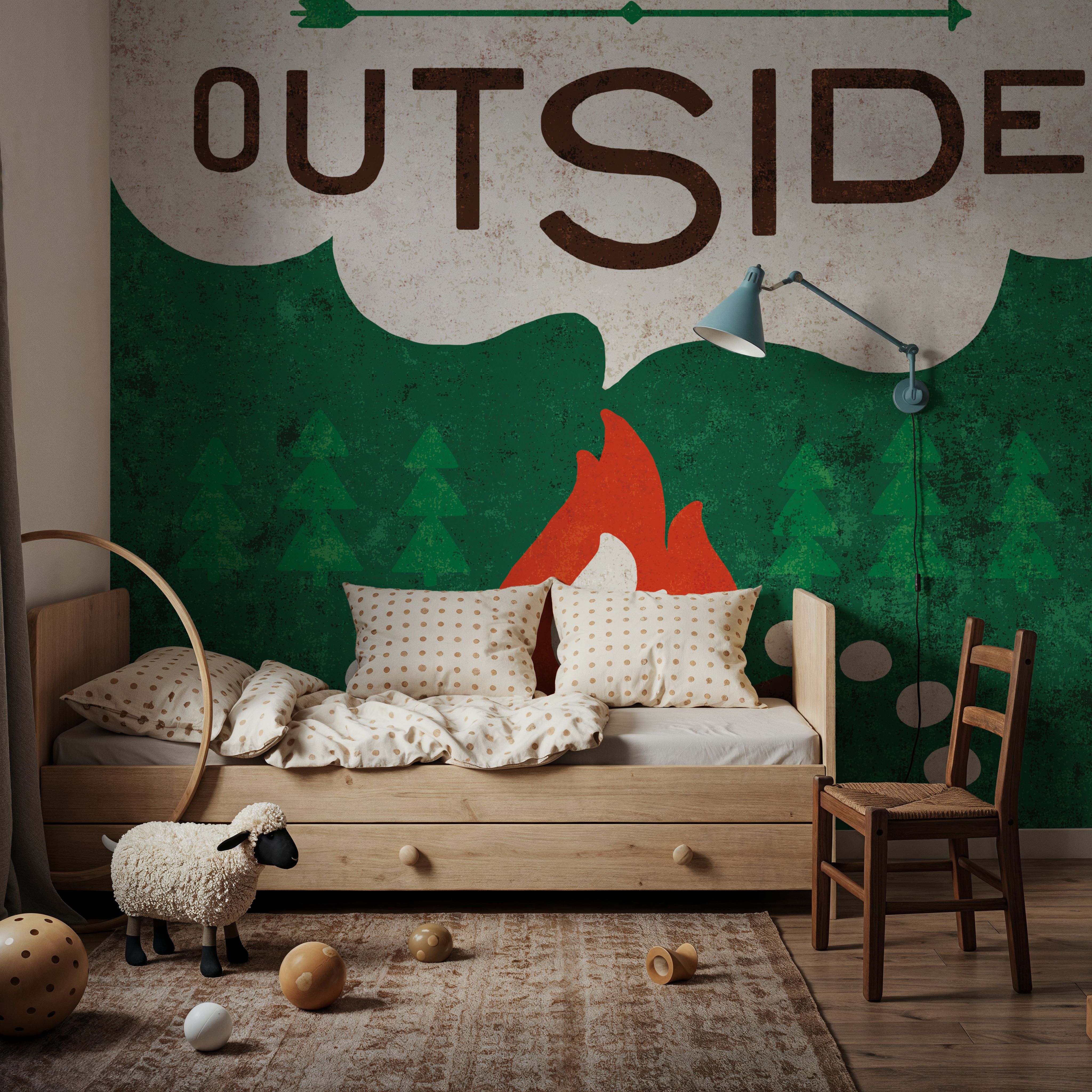 Happy Camper Play Outside