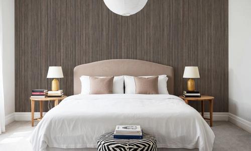 Faux Grasscloth Vertical, Taupe