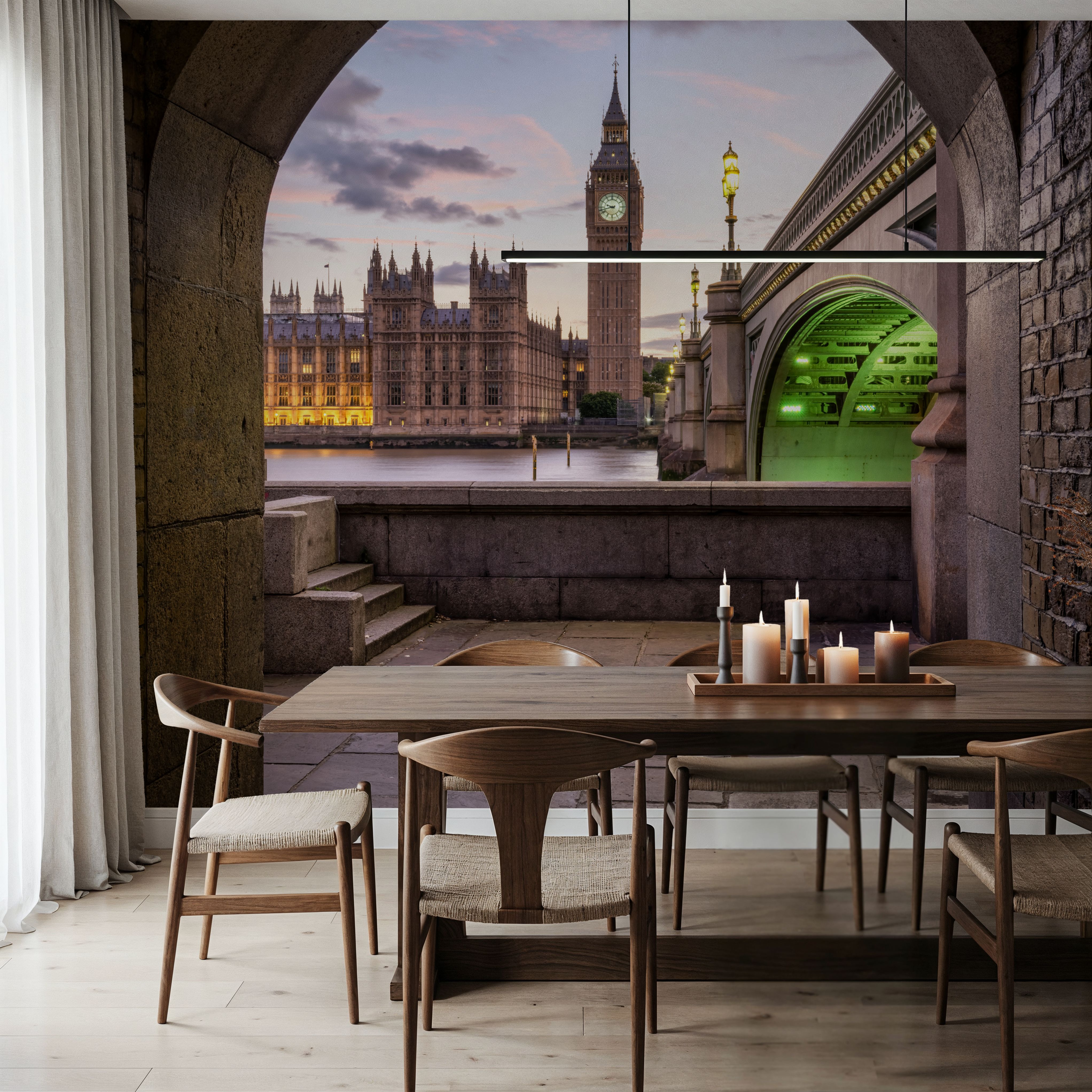 Big Ben and Westminster Bridge Framed