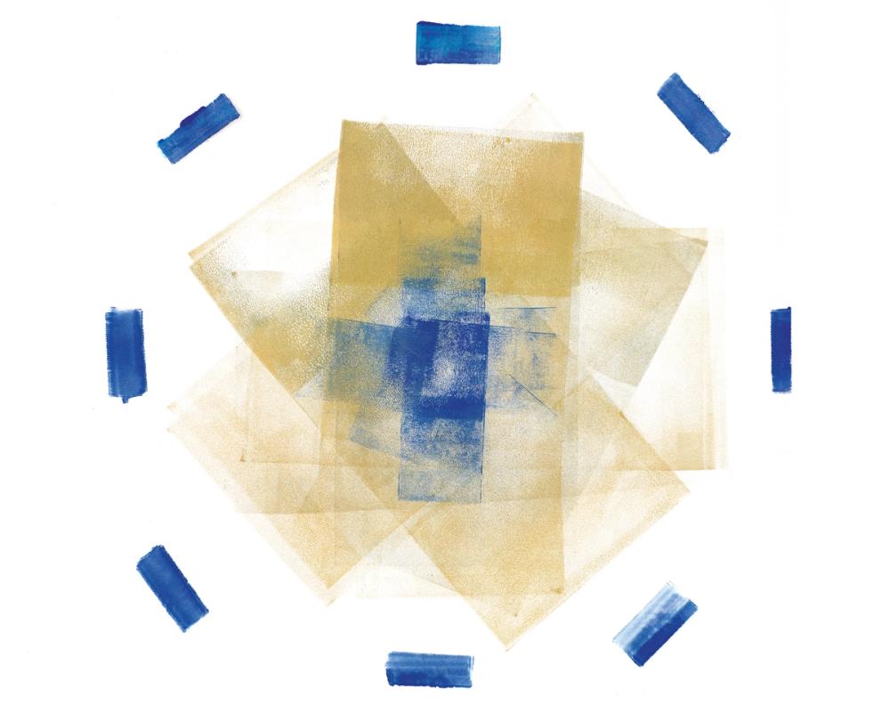 Blue and Bright Abstract