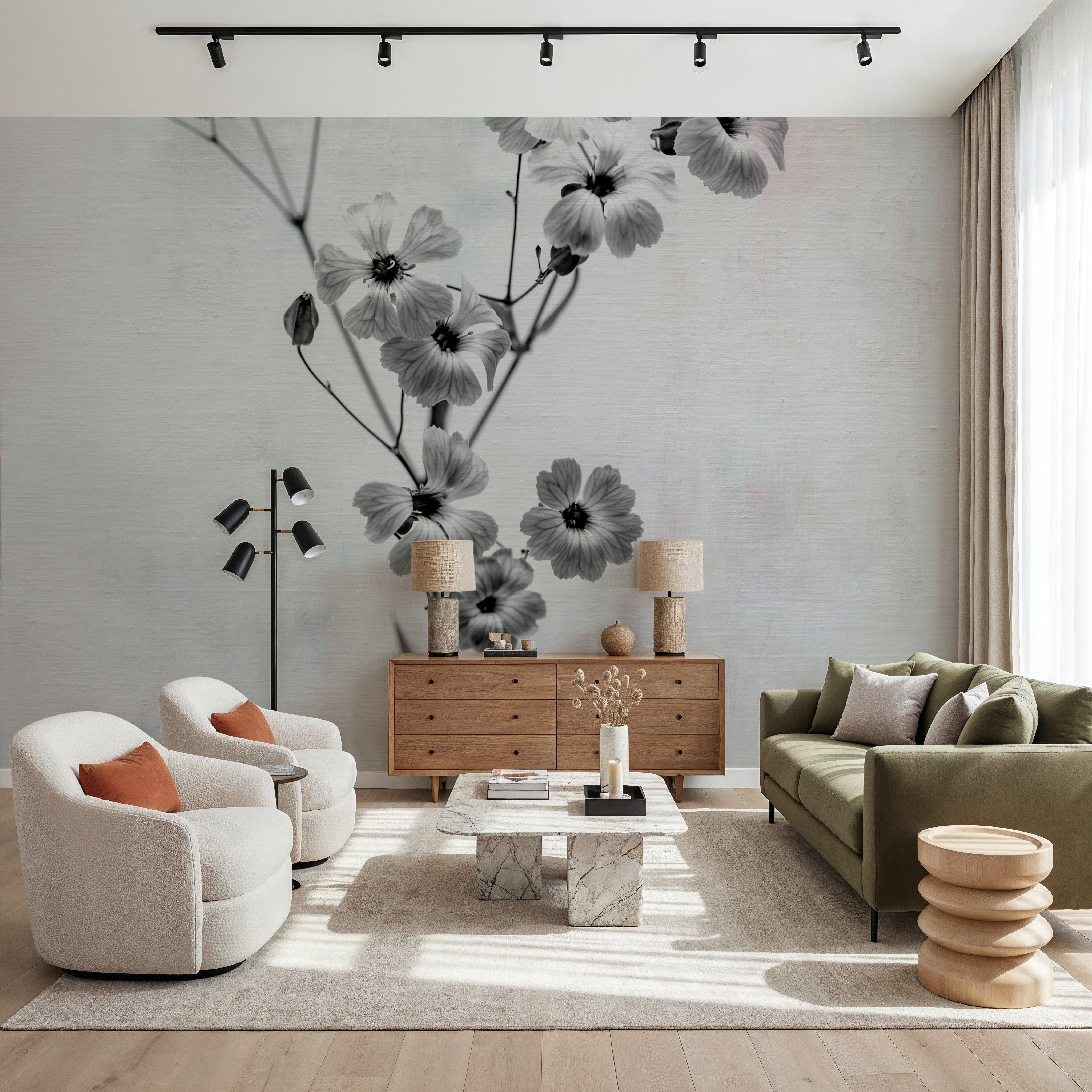 Wonderful Wildflowers XV Neutral