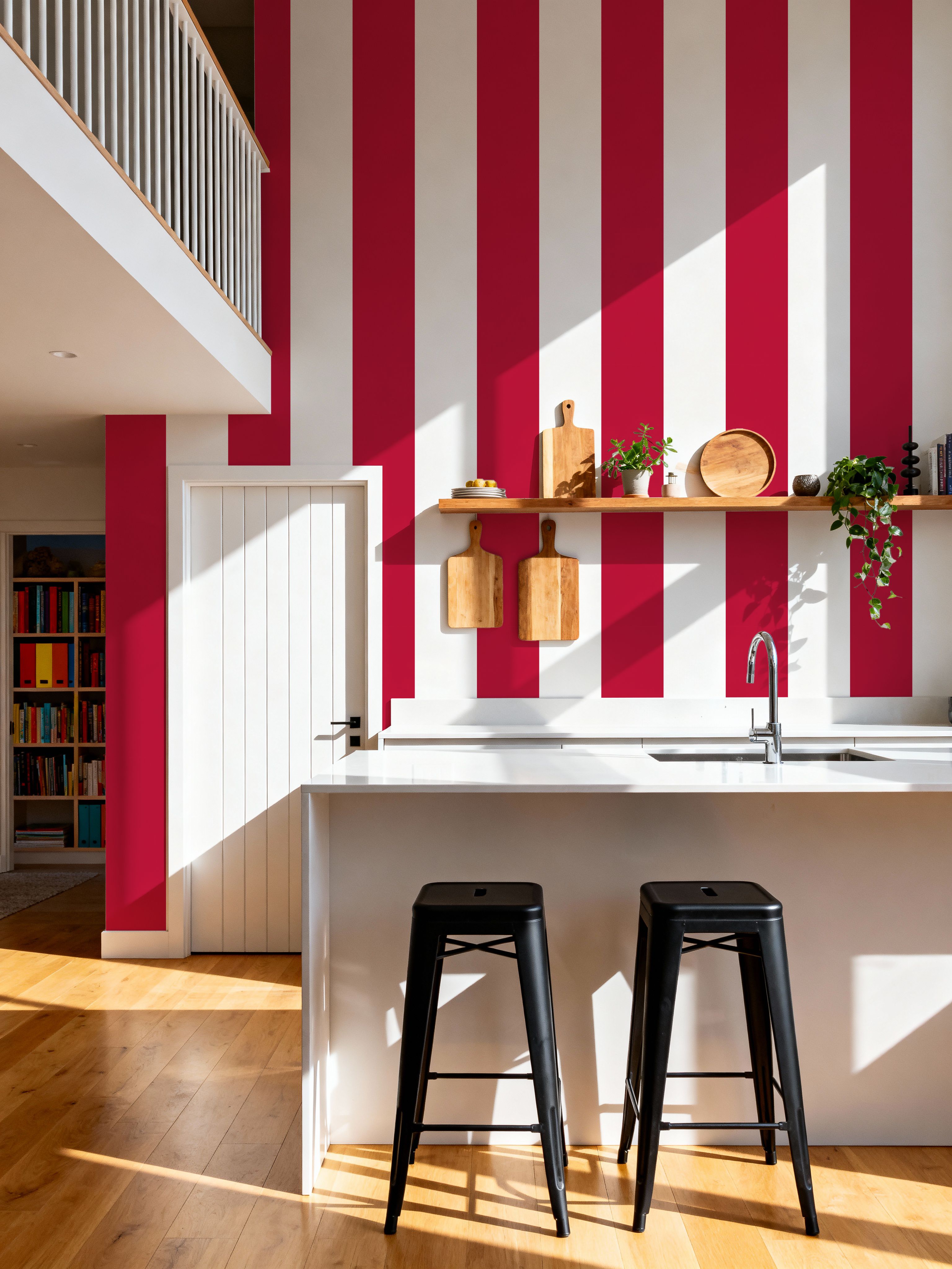 Circus Stripes, Red