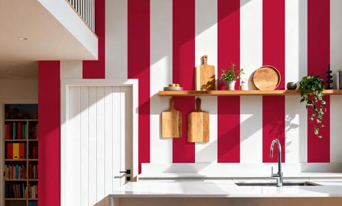 Circus Stripes, Red