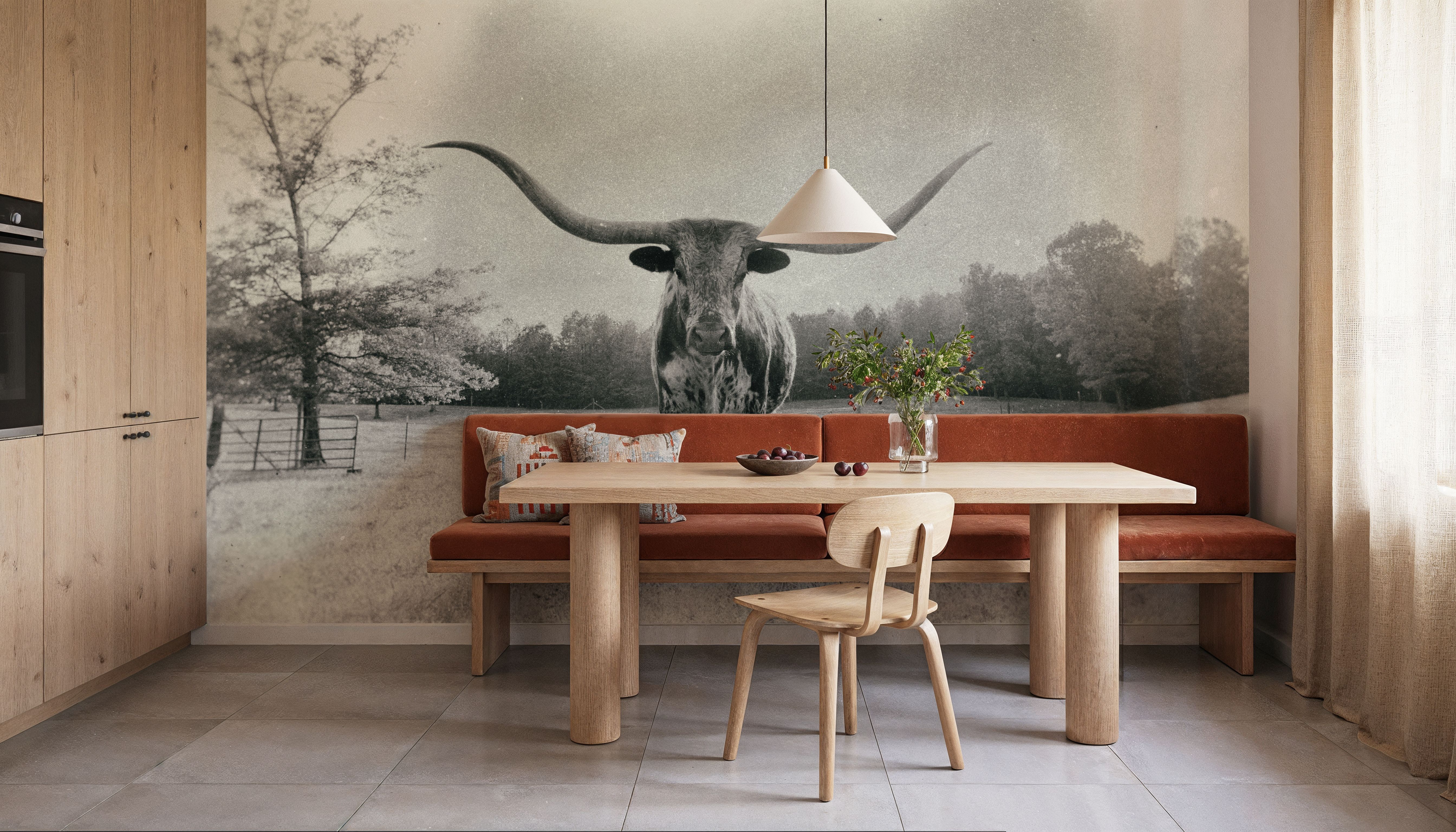 Longhorn Backlit Aged