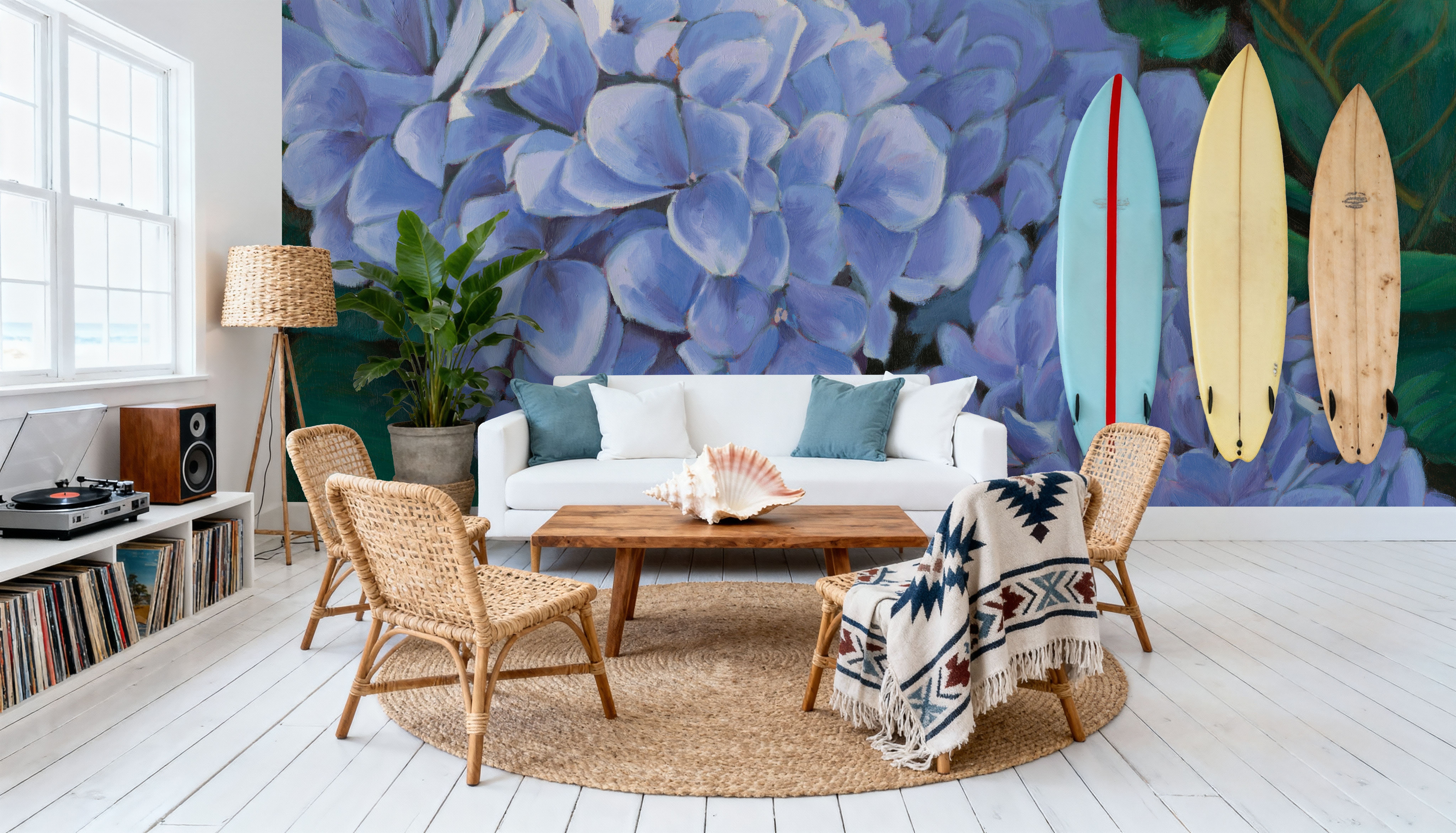 Periwinkle Hydrangea