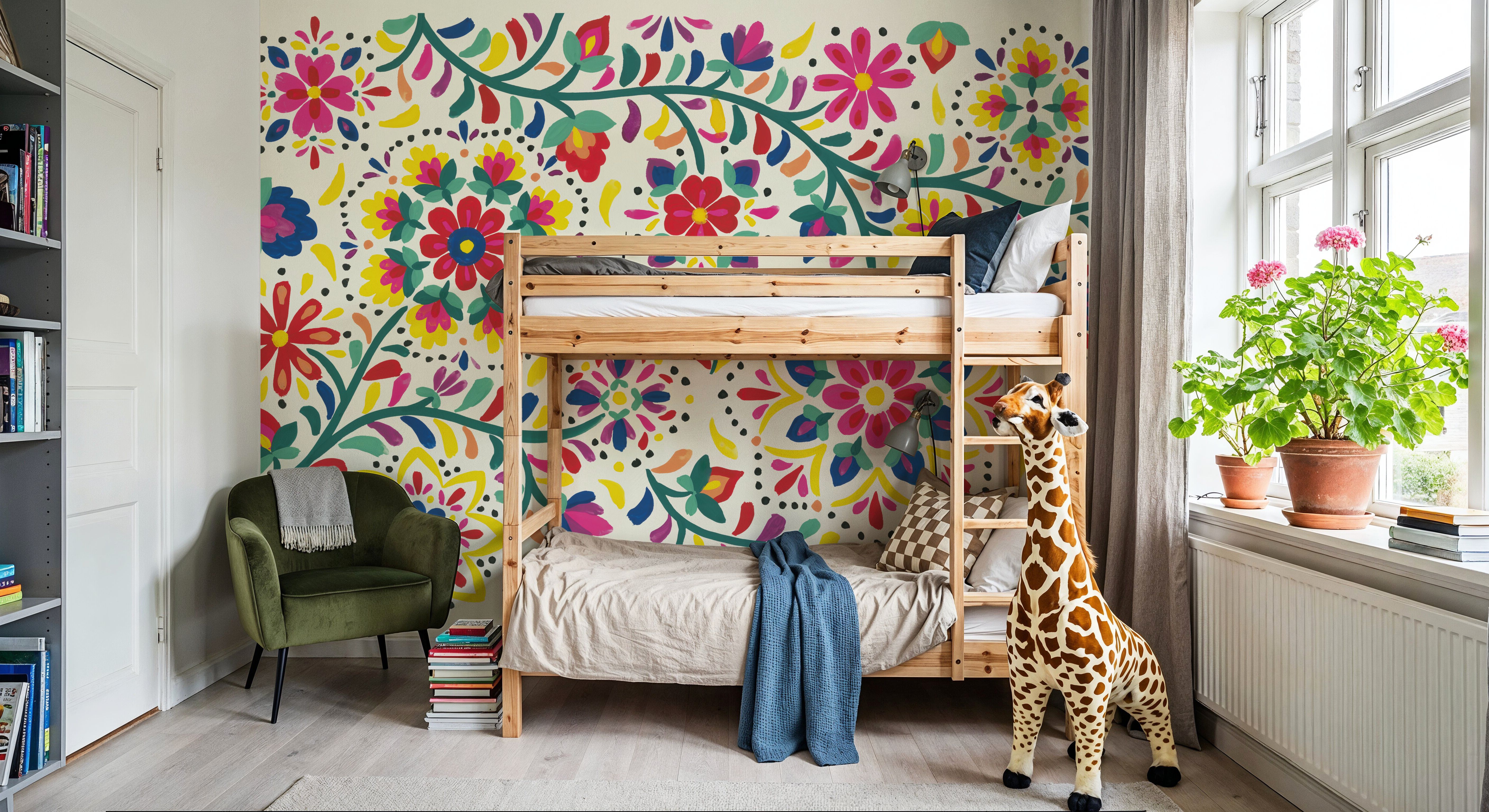 Floral Fiesta White I