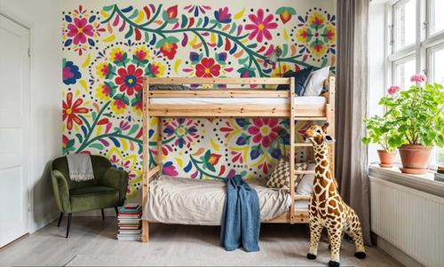 Floral Fiesta White I