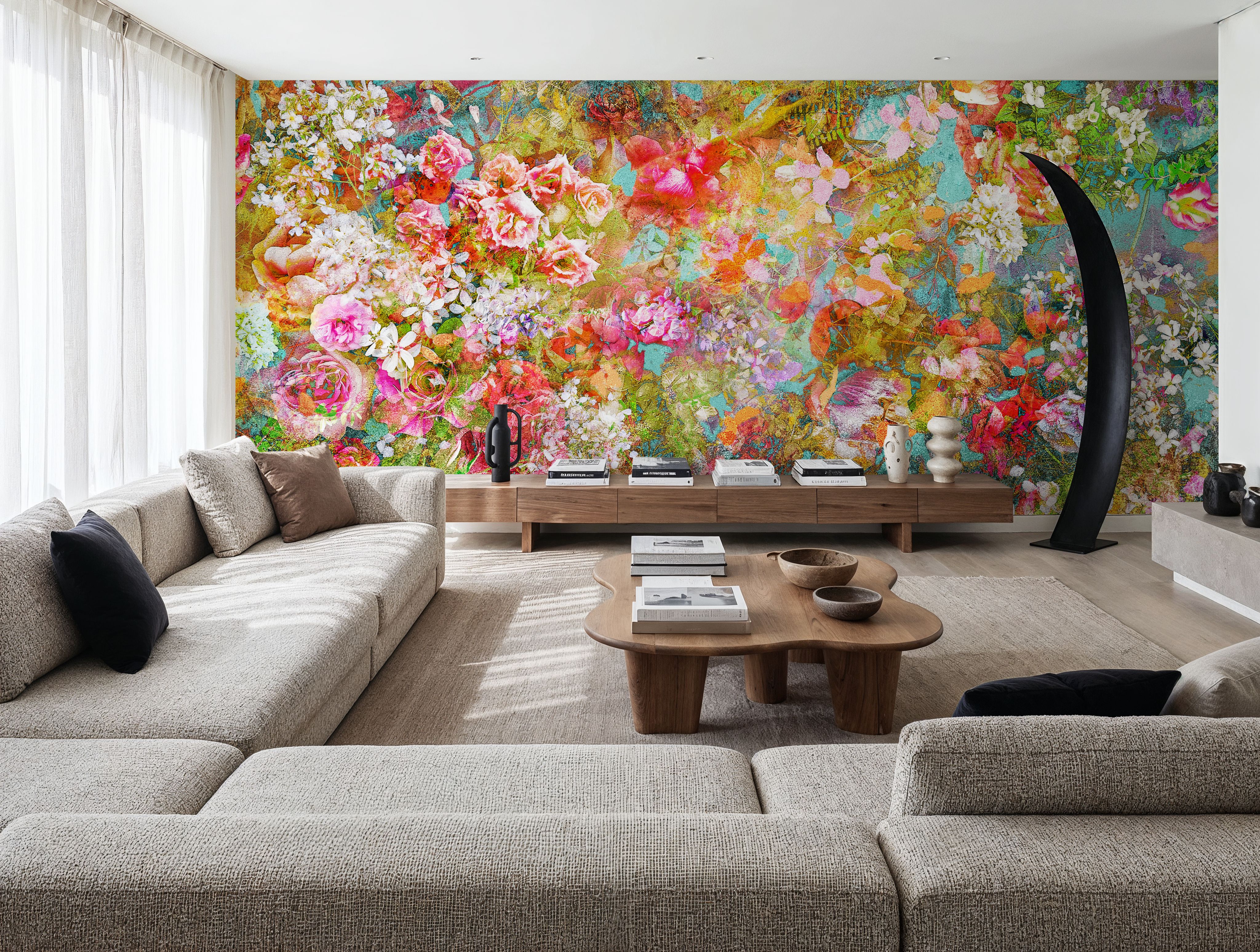 Pastel Floral Fresco